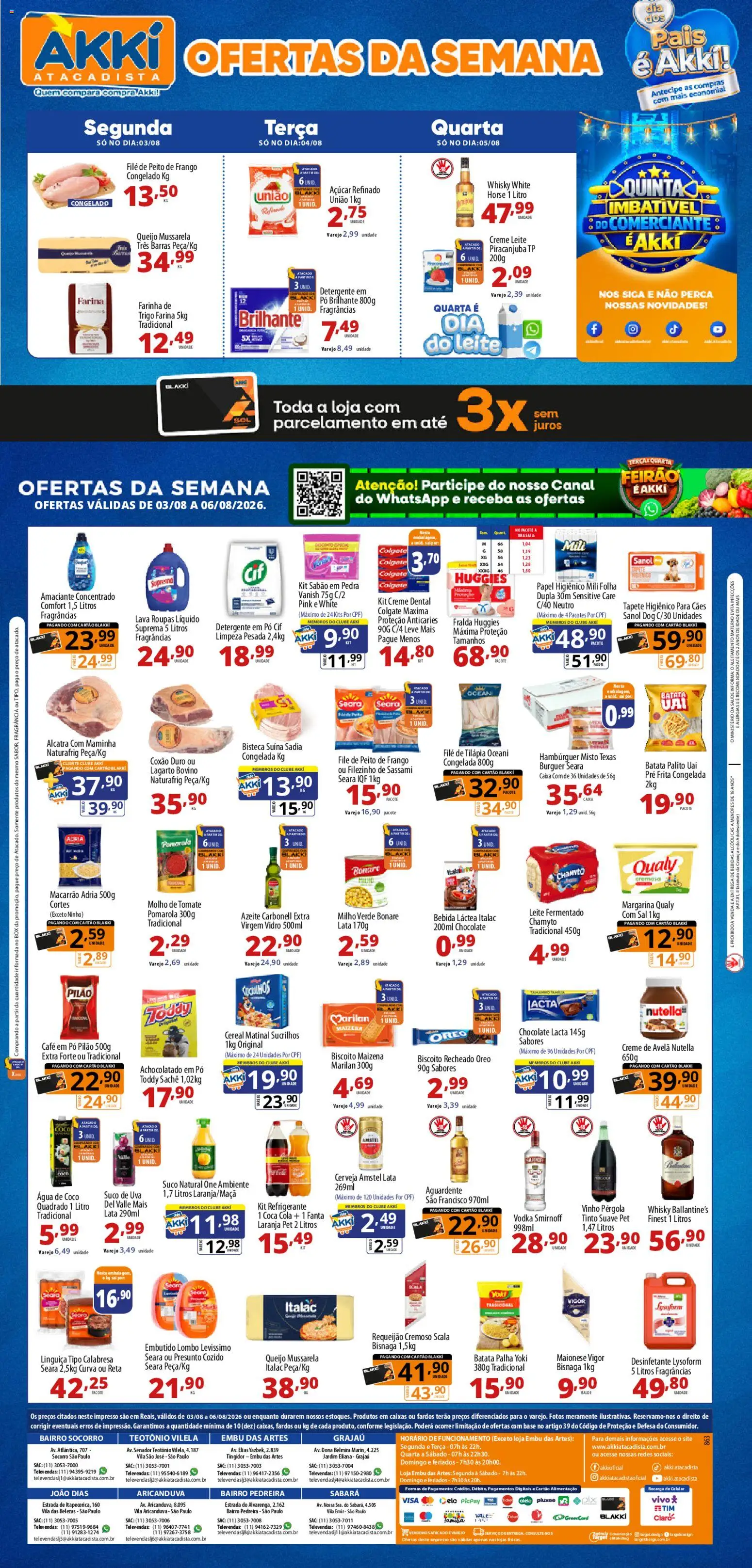 Akki Atacadista Folheto - válido de 03/08/2026 | Página: 1