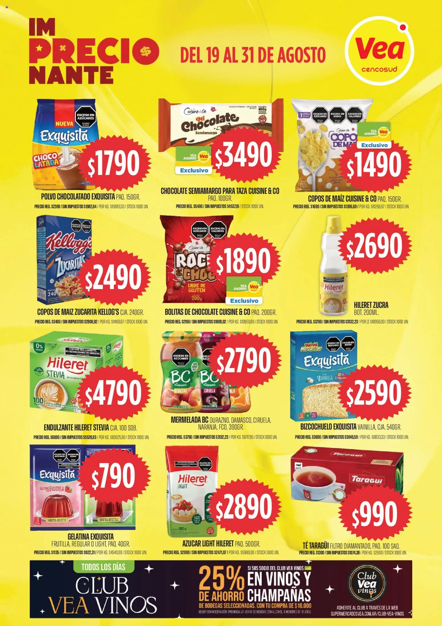 Vea ofertas │ válido desde el 18/08/2026 | Página: 5 | Productos: Azucar, Gelatina, Taza, Alcohol