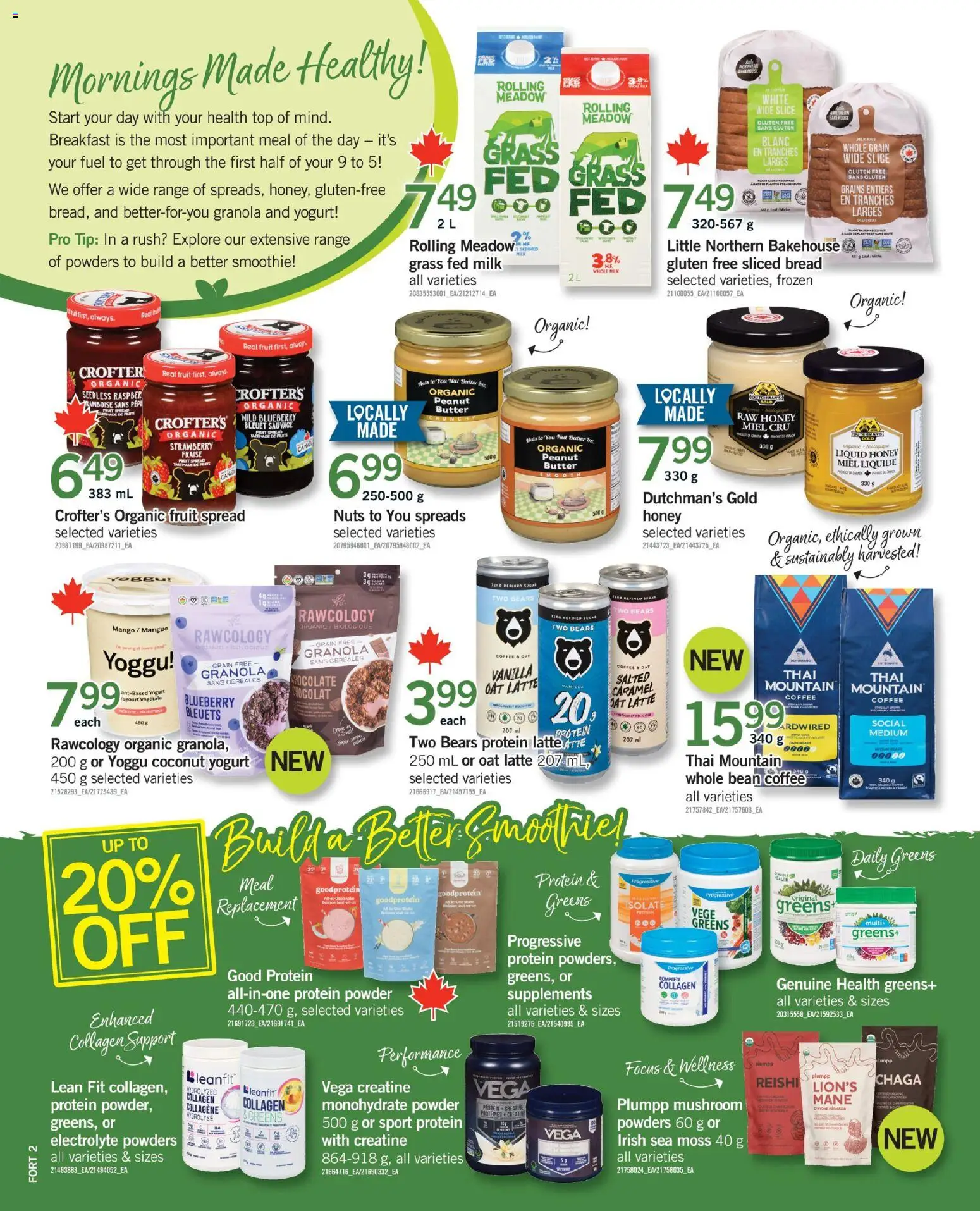 Fortinos flyer valid from Sep 24, 2026 | Page: 21 | Products: Whole milk, Powder, Milk, Protein