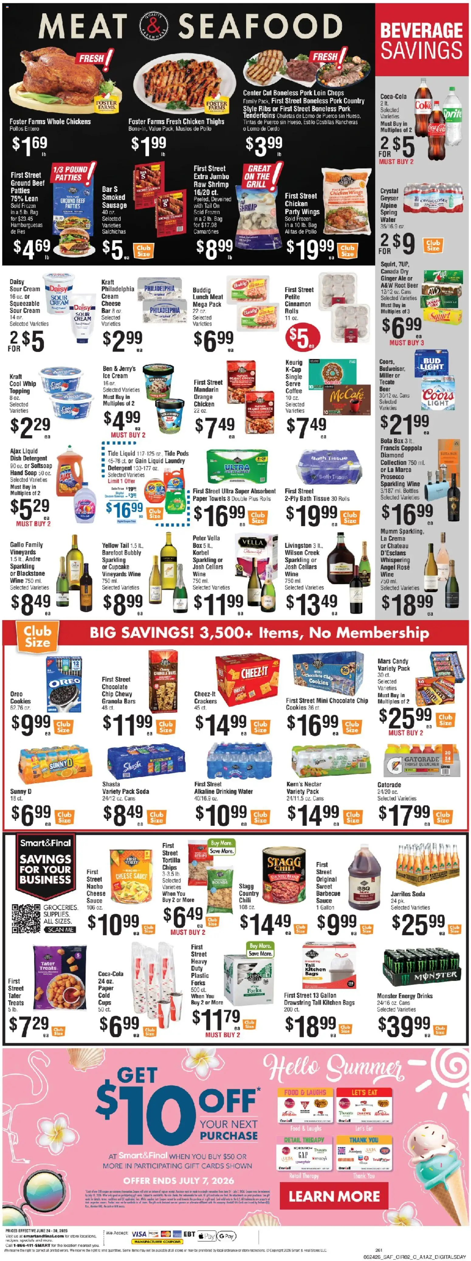 Smart & Final Weekly Ad - valid from 06/26/2026 | Page: 3 | Products: Ginger, Cheese, Coffee, Sauce