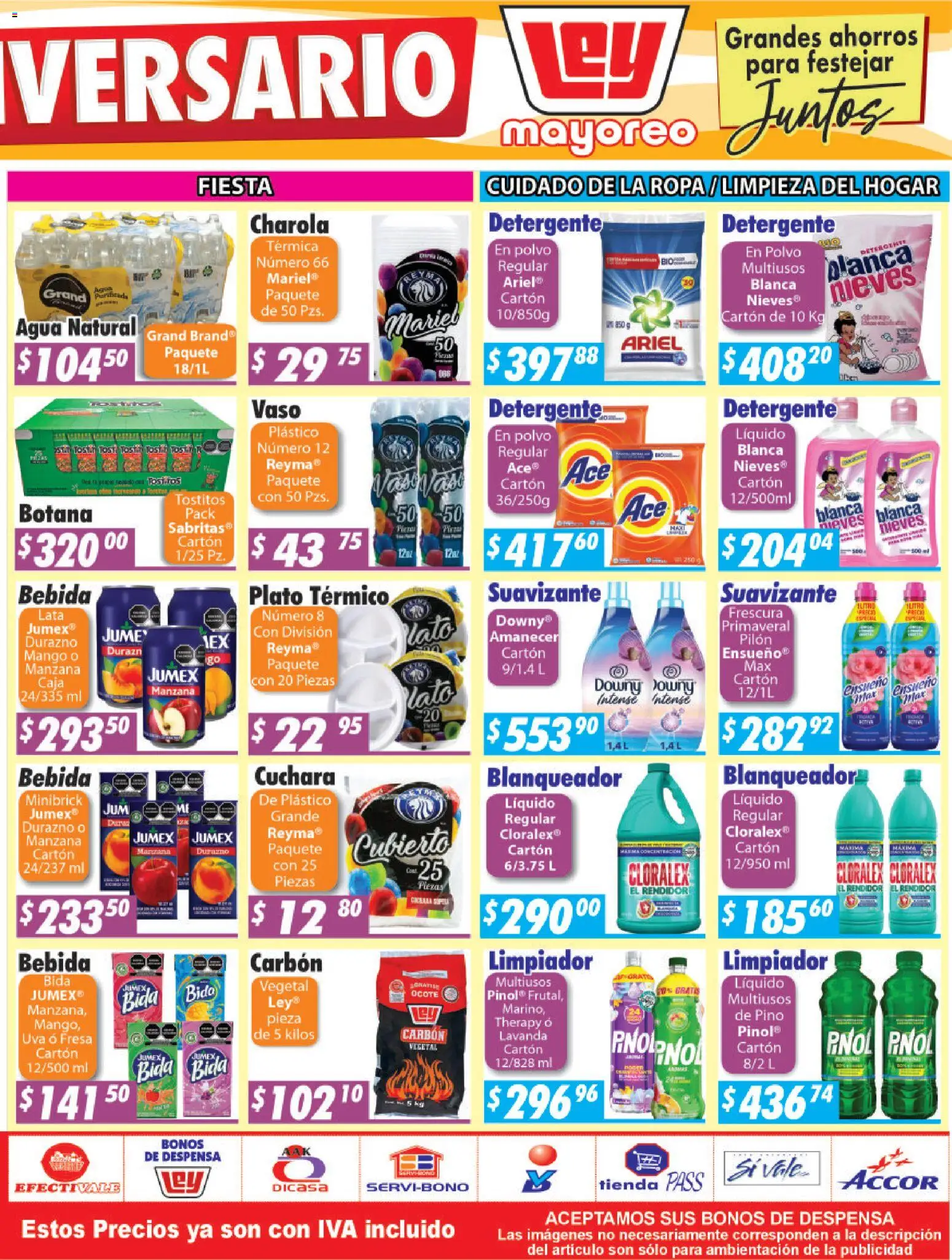 Nuevas ofertas de Casa Ley válidas en toda la República Mexicana desde el 21/09/2026. ¡Encuentra las mejores ofertas en Casa Ley folleto La Paz! | Página: 6 | Productos: Manzana, Mango, Ropa, Cuchara