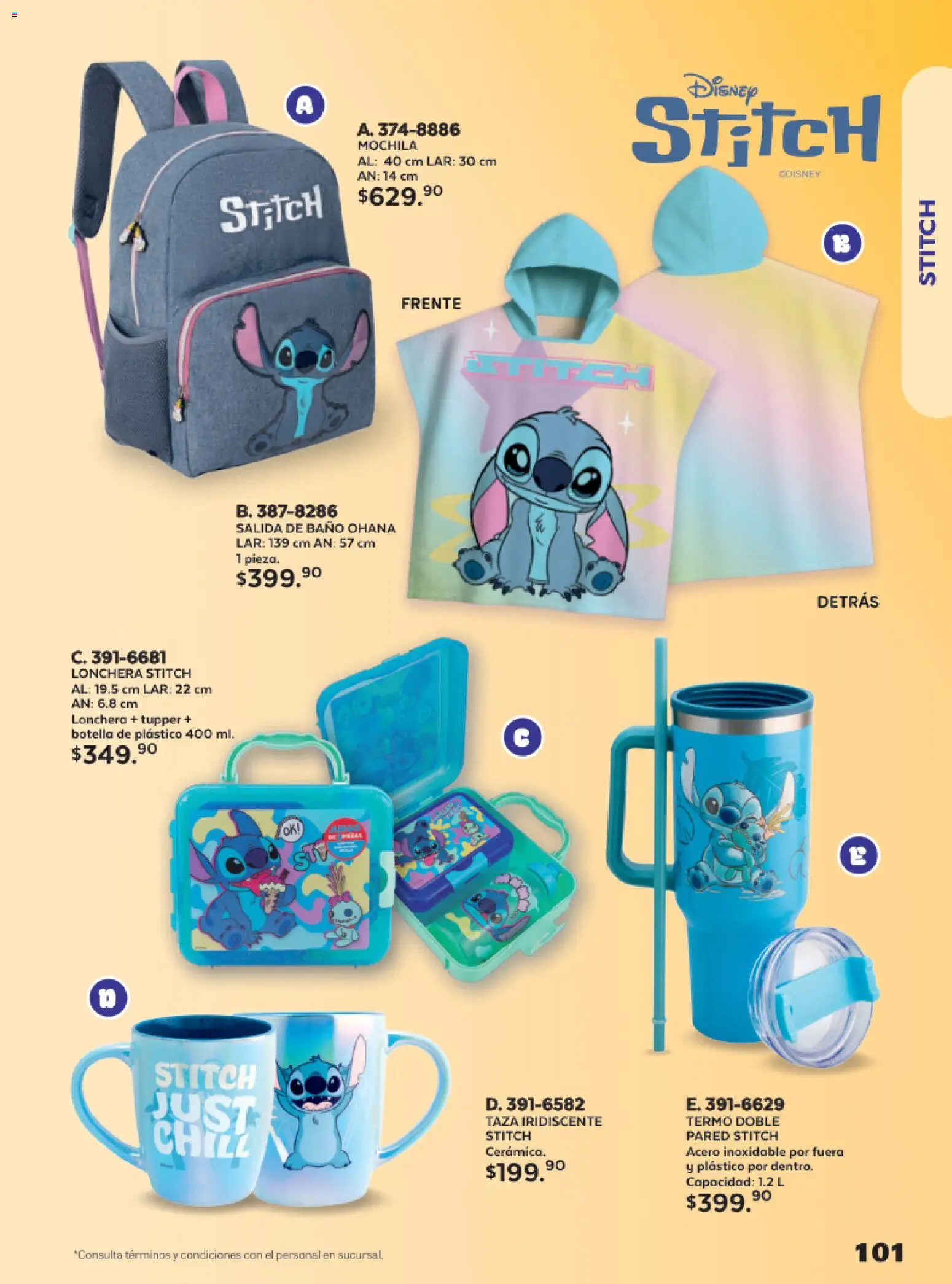 Nuevas ofertas de Andrea válidas en toda la República Mexicana desde el 24.05.2026. ¡Encuentra las mejores ofertas en Andrea catálogo Lo más divertindo en ropa! | Página: 101 | Productos: Taza, Tupper, Botella, Baño