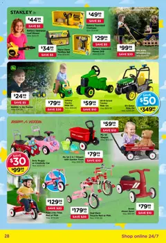 Preview of Toyworld catalogue  - valid from 03.05.2026 | Page: 28 | Products: Battery, Wheelbarrow, Accessories, Tools