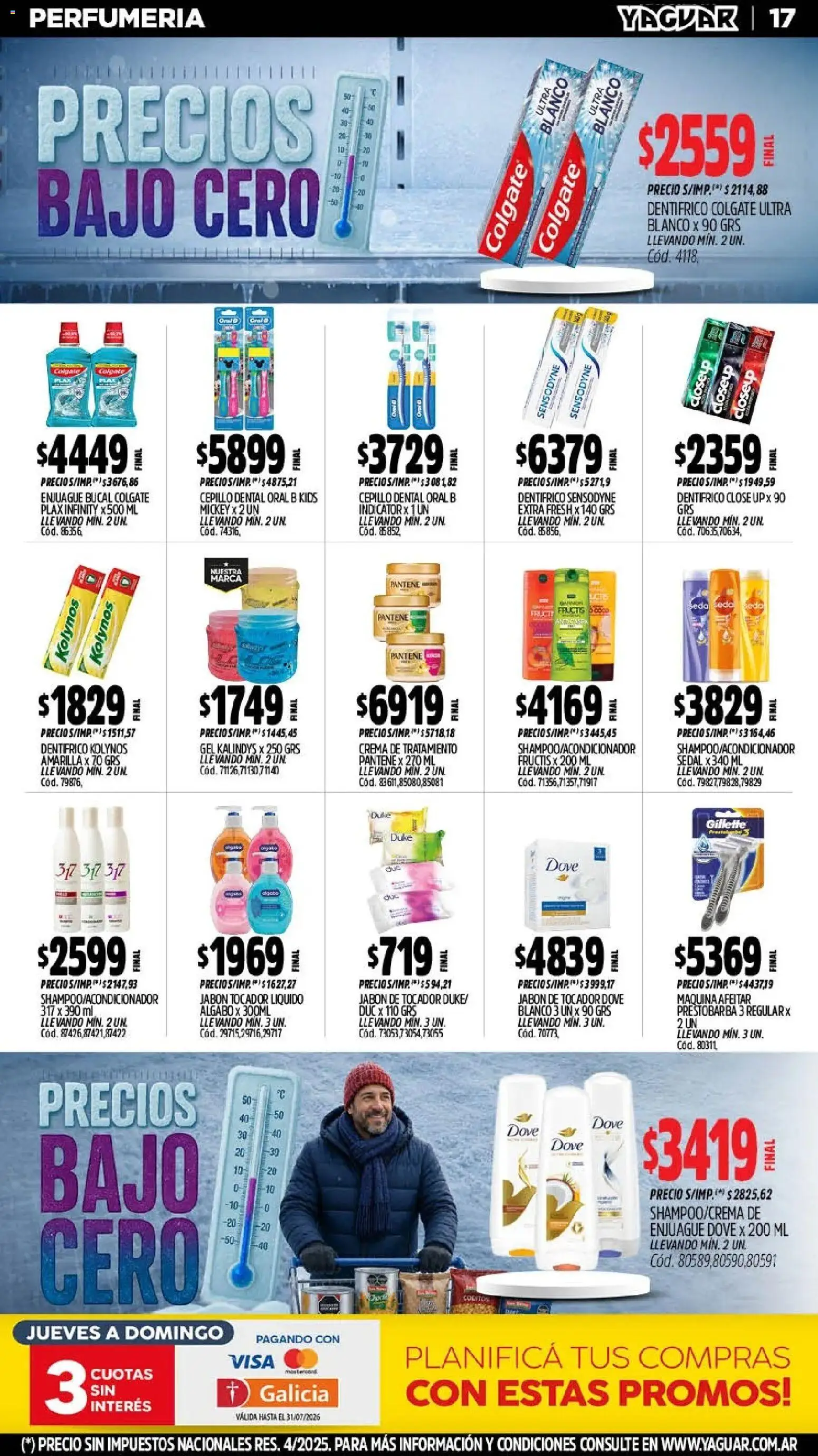 Yaguar - Oferta Semanal General Roca │ válido desde el 27/07/2026 | Página: 20 | Productos: Cepillo, Jabón, Enjuague bucal, Crema