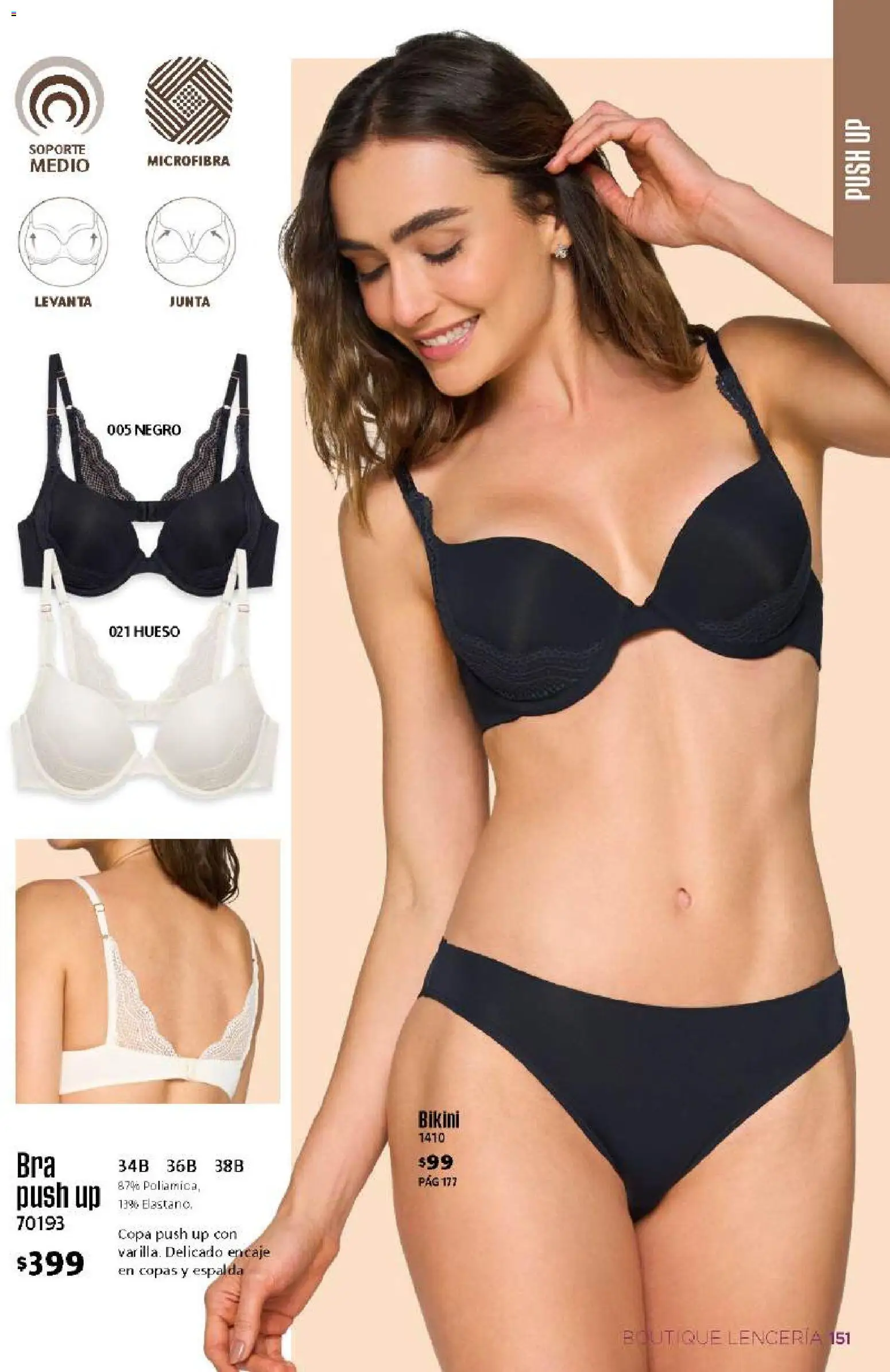 Nuevas ofertas de Ilusión válidas en toda la República Mexicana desde el 01/08/2026. ¡Encuentra las mejores ofertas en Ilusión catálogo Otoño! | Página: 153 | Productos: Lenceria, Bikini