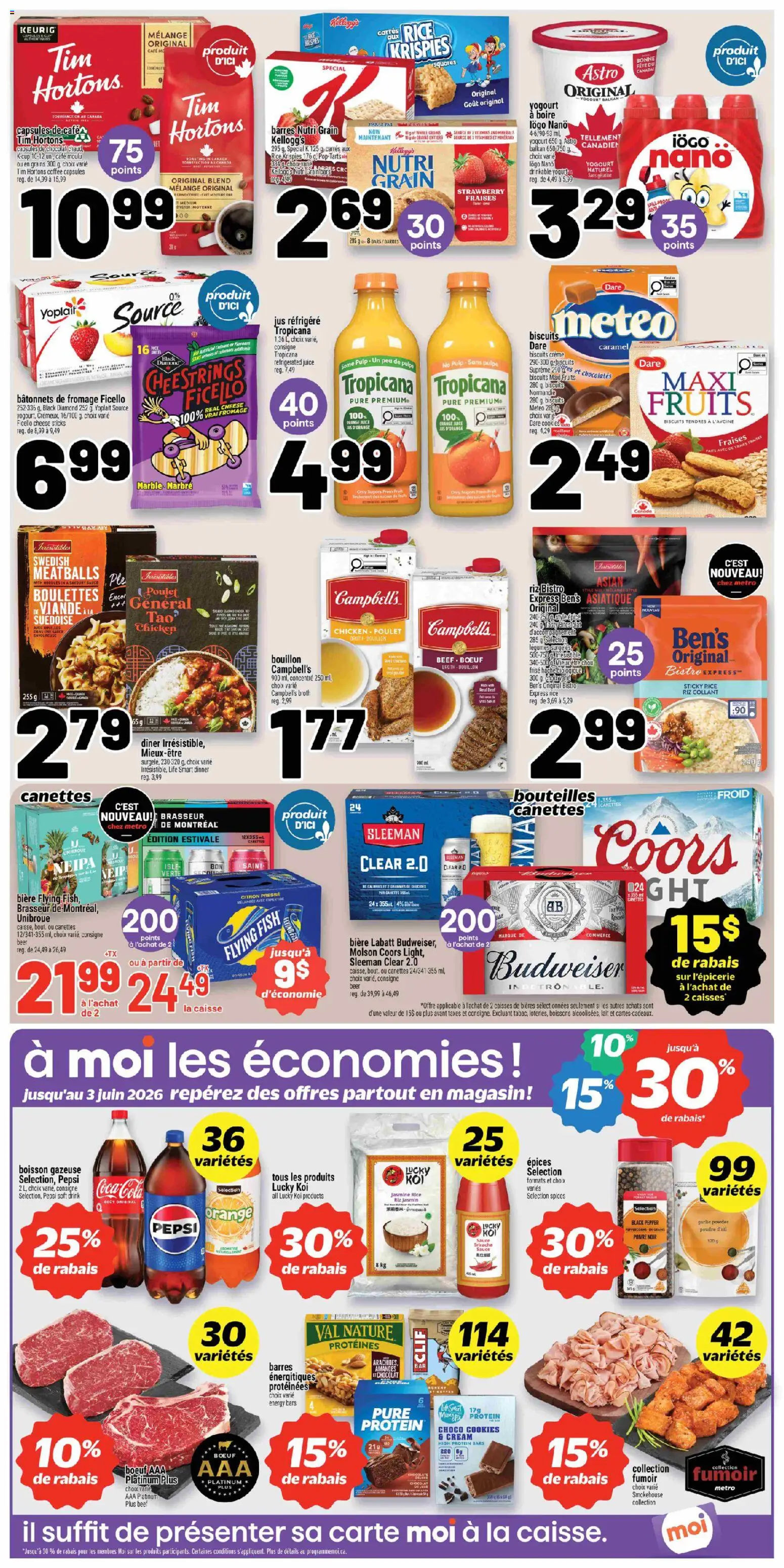 Metro flyer valid from 28.05.2026 | Page: 3 | Products: Beef, Cream, Yogurt, Chocolate