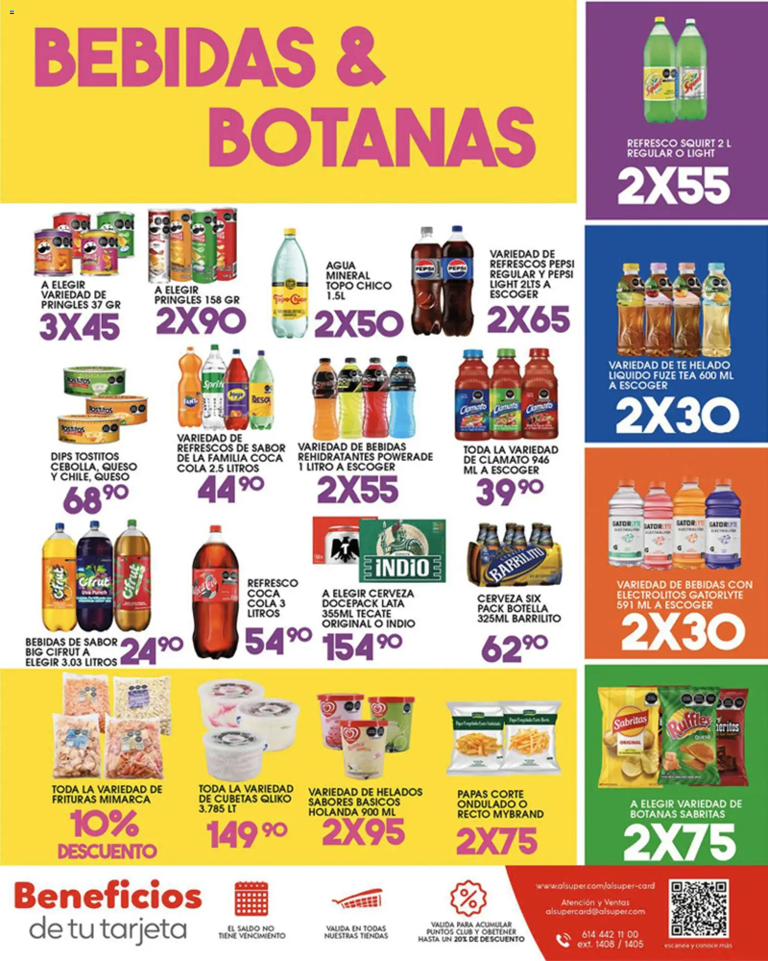 Nuevas ofertas de Alsuper válidas en toda la República Mexicana desde el 05.06.2026. ¡Encuentra las mejores ofertas en Alsuper folleto Saltillo! | Página: 7 | Productos: Agua, Queso, Botella, Té