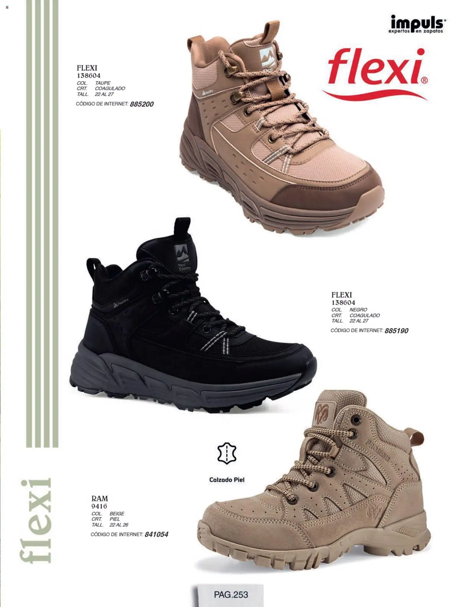 Nuevas ofertas de Impuls válidas en toda la República Mexicana desde el 01/07/2026. ¡Encuentra las mejores ofertas en Impuls catálogo Otoño Invierno! | Página: 255 | Productos: Zapatos