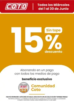 Vista previa Coto - Comunidad Junio válido desde el 01.06.2026