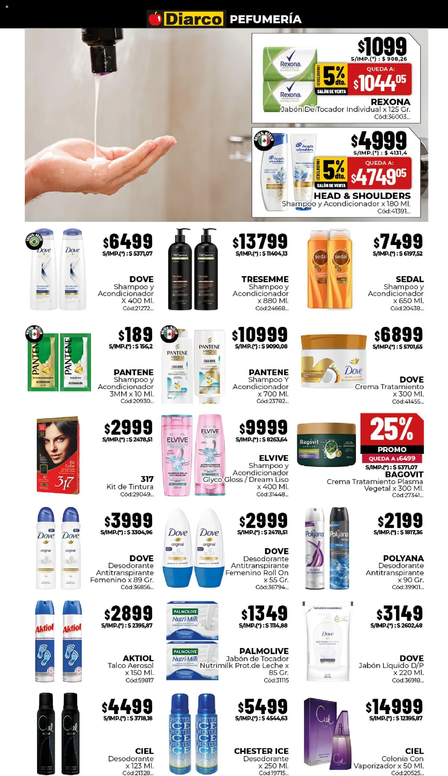 Diarco ofertas │ válido desde el 20/07/2026 | Página: 13 | Productos: Jabón líquido, Tintura, Individual, Leche