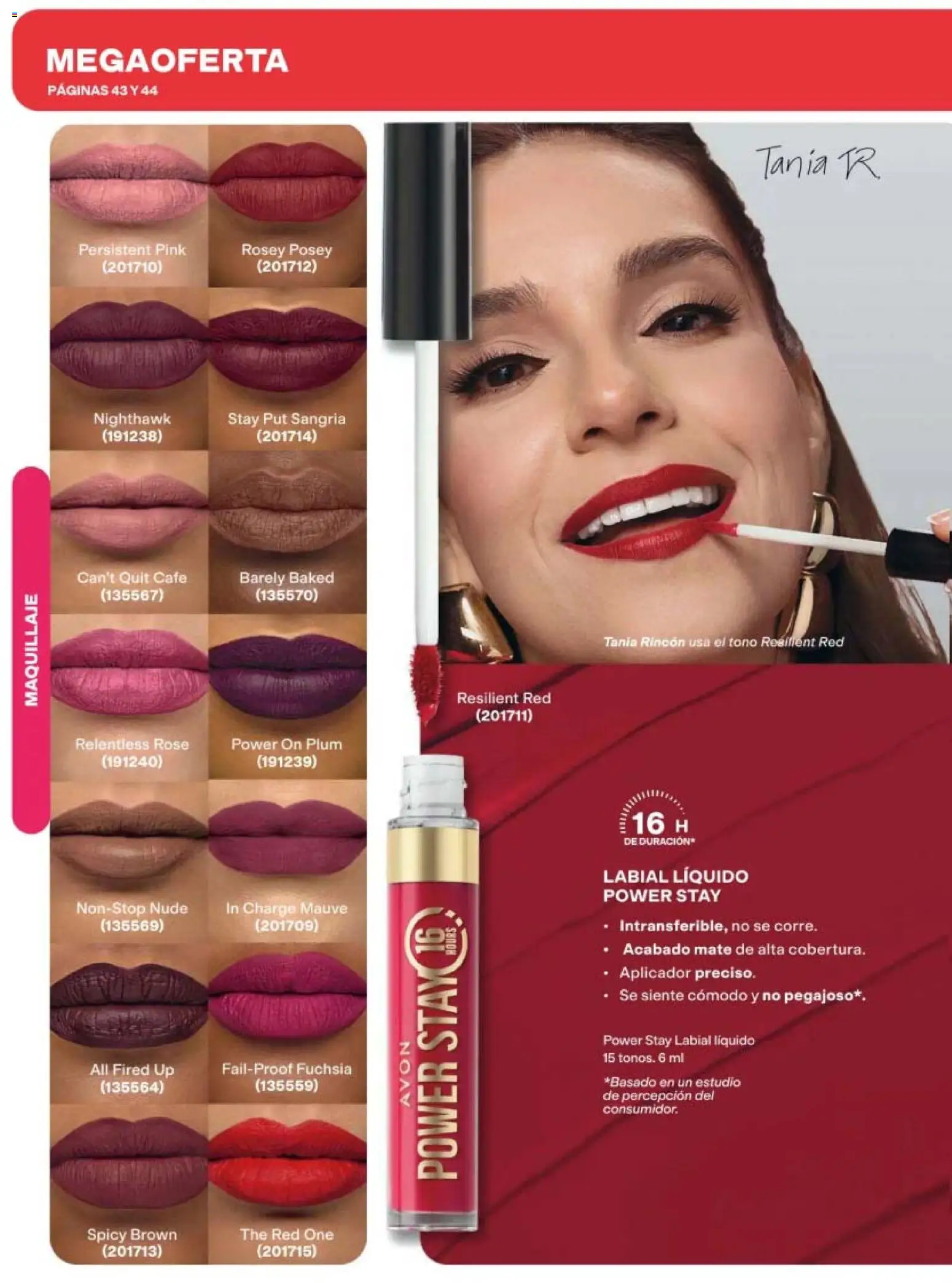 Nuevas ofertas de AVON válidas en toda la República Mexicana desde el 21/08/2026. ¡Encuentra las mejores ofertas en AVON campaña 13 2026! | Página: 40 | Productos: Café, Mate, Maquillaje