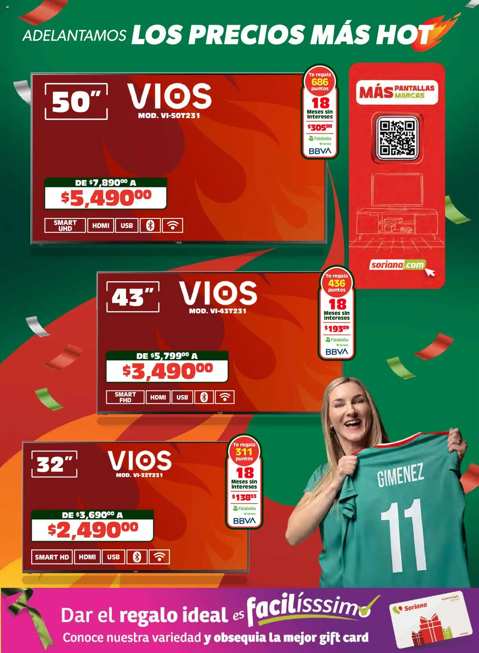 Nuevas ofertas de Soriana válidas en toda la República Mexicana desde el 14.05.2026. ¡Encuentra las mejores ofertas en Soriana Adelantamos los precios más hot Híper Nacional! | Página: 5 | Productos: Pantallas, Té
