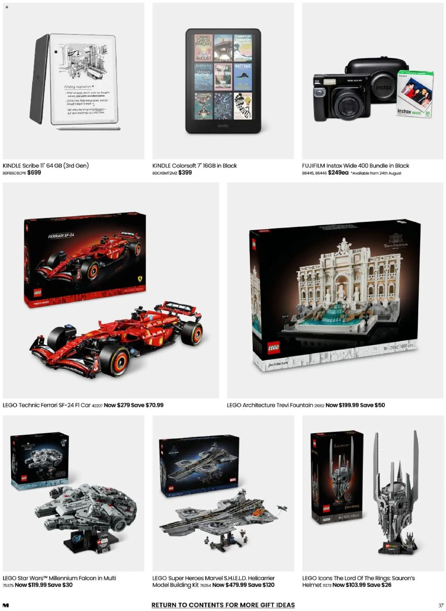 Myer catalogue - valid from 17/08/2026 | Page: 37 | Products: Fountain, LEGO