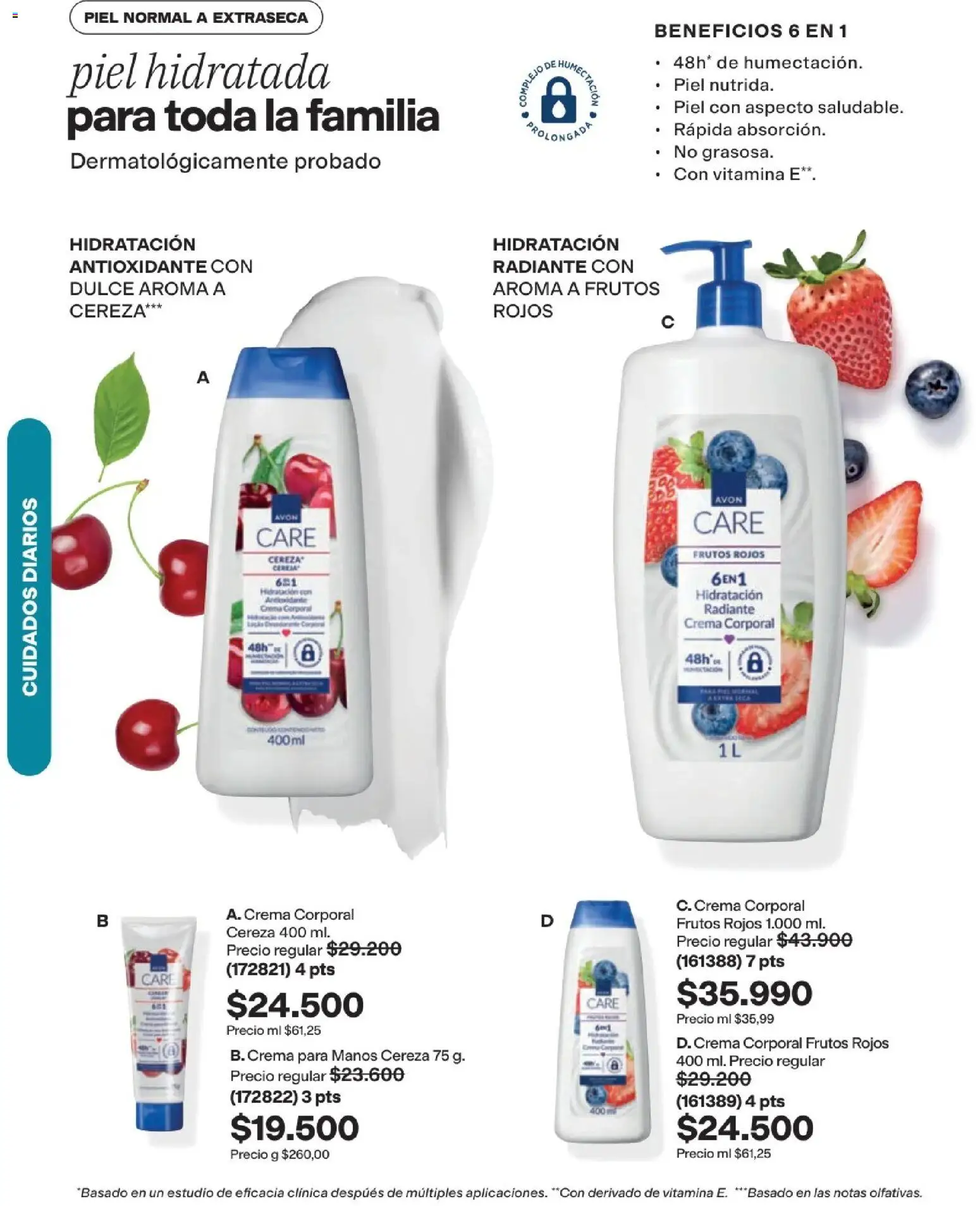 Avon revista - valida desde el 15/07/2026 | Página: 139 | Productos: Crema, Crema para manos, Frutos rojos
