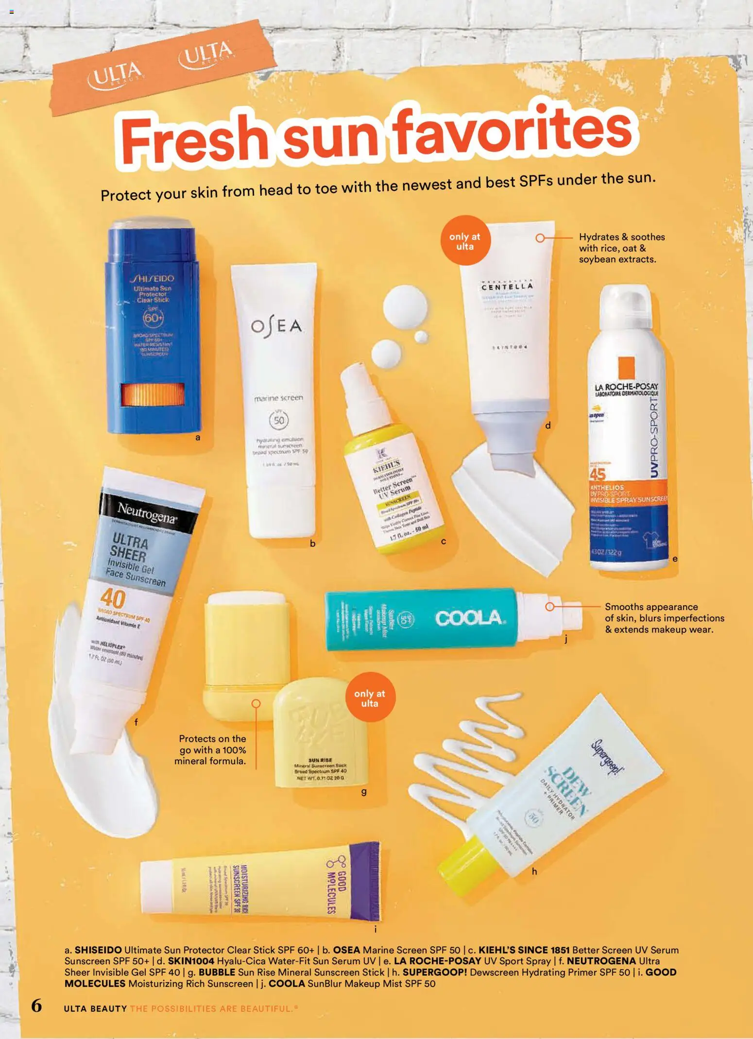 Ulta Beauty Weekly Ad - valid from 17.05.2026 | Page: 6 | Products: Vitamin, Sunscreen, Rice, Water