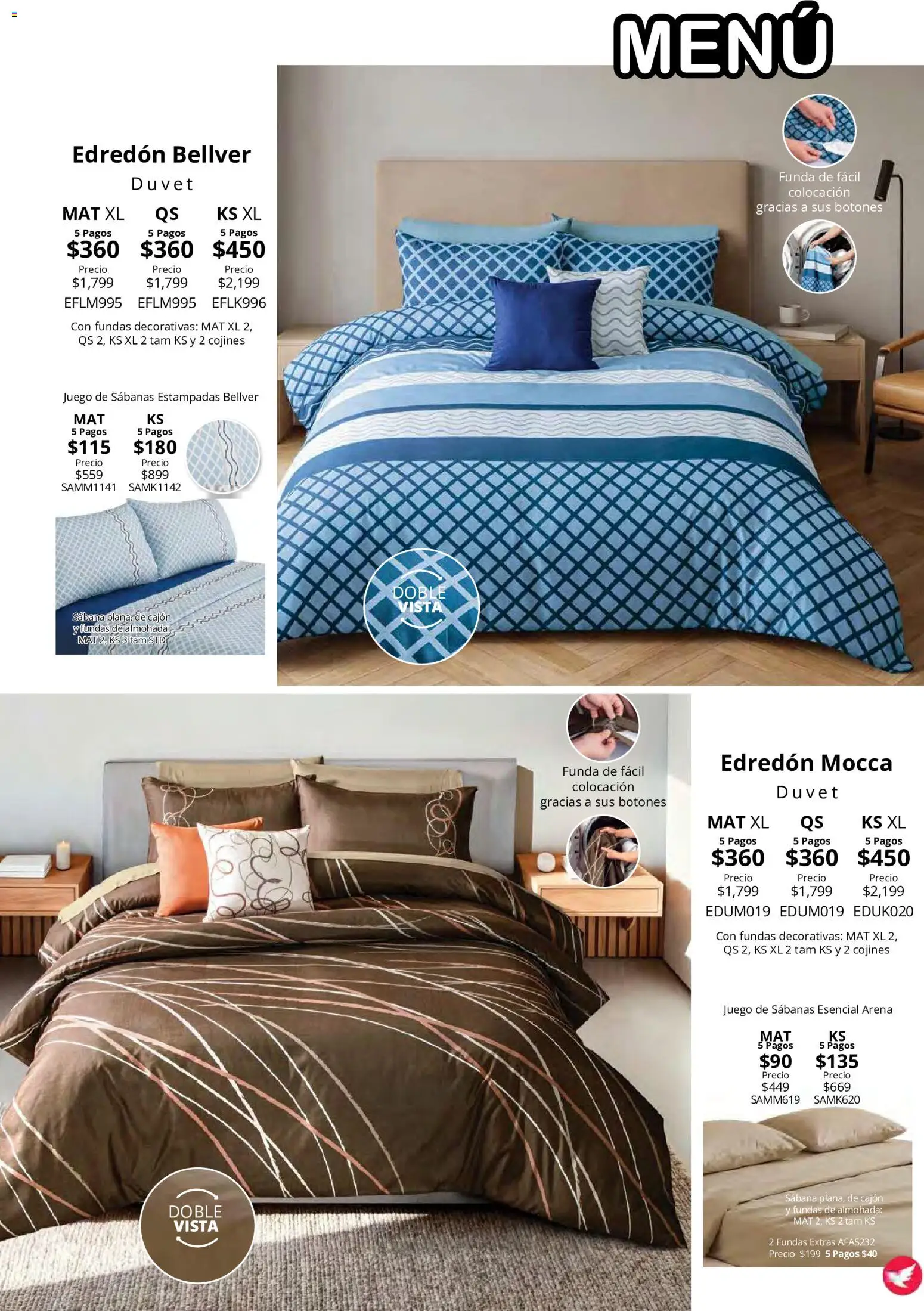 Nuevas ofertas de Colchas Concord válidas en toda la República Mexicana desde el 15/10/2026. ¡Encuentra las mejores ofertas en Colchas Concord catálogo! | Página: 17