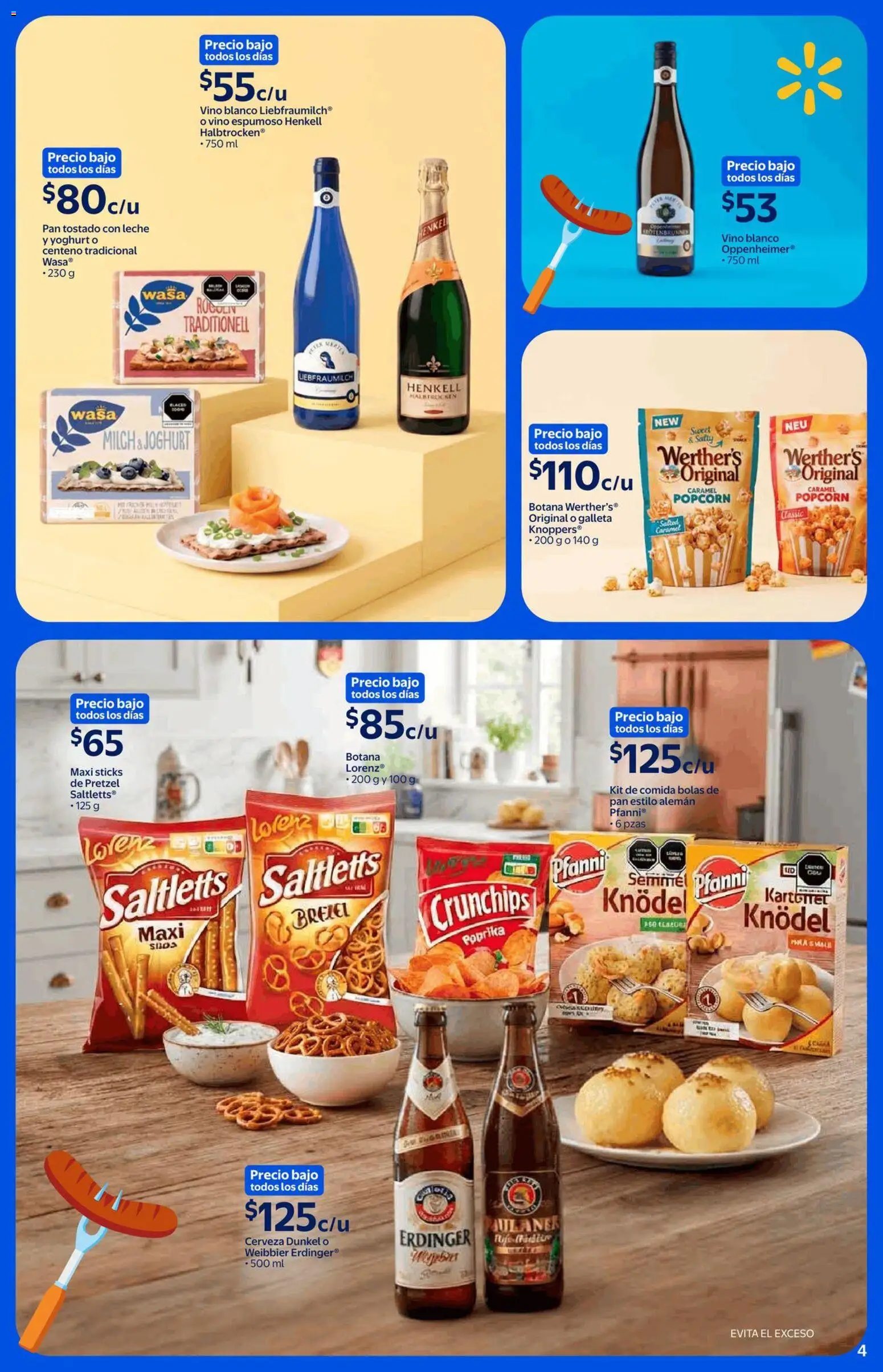 Nuevas ofertas de Walmart Express válidas en toda la República Mexicana desde el 18/09/2026. ¡Encuentra las mejores ofertas en Walmart Express folleto El poder de la tradición alemana en tu mesa! | Página: 4 | Productos: Leche, Cerveza, Vino espumoso, Pan tostado