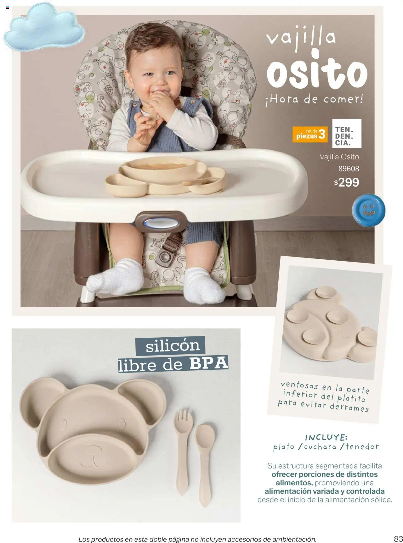 Nuevas ofertas de Vianney válidas en toda la República Mexicana desde el 15/08/2025. ¡Encuentra las mejores ofertas en Vianney - Catálogo Bebé! | Página: 85 | Productos: Cuchara, Tenedor