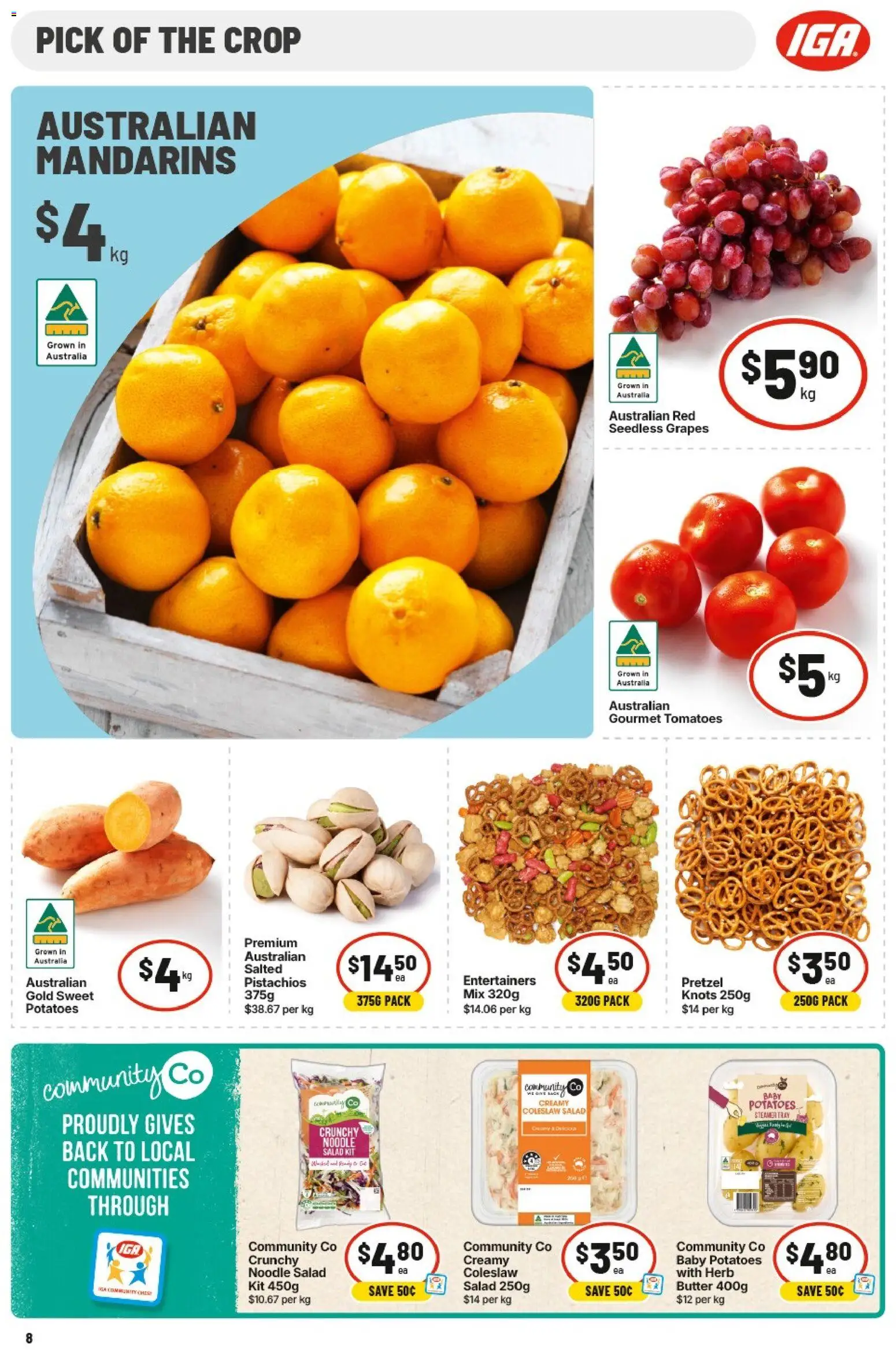 IGA catalogue - valid from 20.05.2026 | Page: 11 | Products: Butter, Herb, Tomatoes, Salad