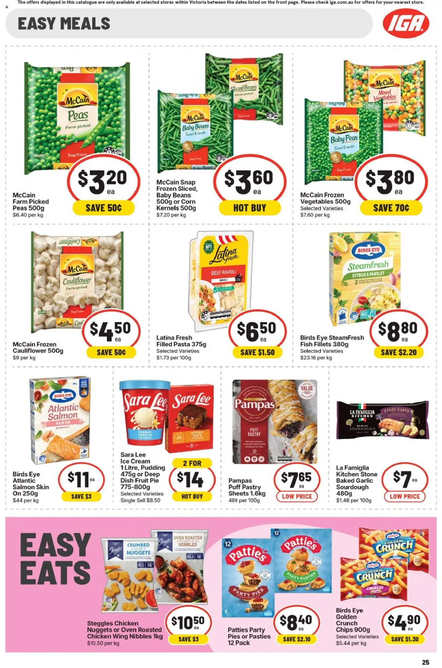 IGA catalogue - valid from 30/09/2026 | Page: 21 | Products: Cream, Salmon, Garlic, Beans