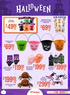 Vista previa de Soriana Mercado - Halloween y Día de muertos, nuevo folleto de la tienda, válido en México a partir del 01/10/2026 | Página: 2 | Productos: Naranjas, Decoración, Canasta, Lámpara