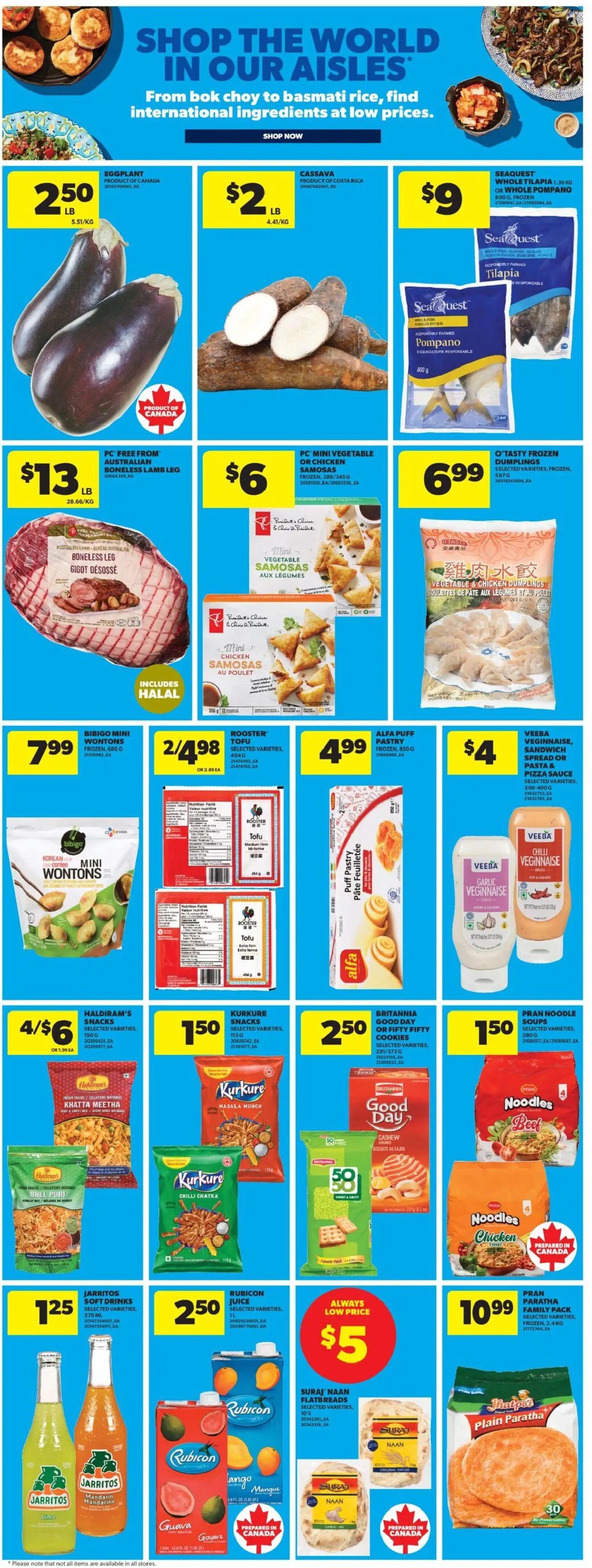 Real Canadian Superstore flyer valid from Aug 6, 2026 | Page: 24 | Products: Fish, Cookies, Juice, Chicken