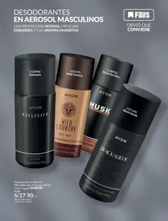 Vista previa de folleto Avon catálogo - Campaña 8 de la Avon válido desde 06.05.2026 | Página: 163 | Productos: Desodorante