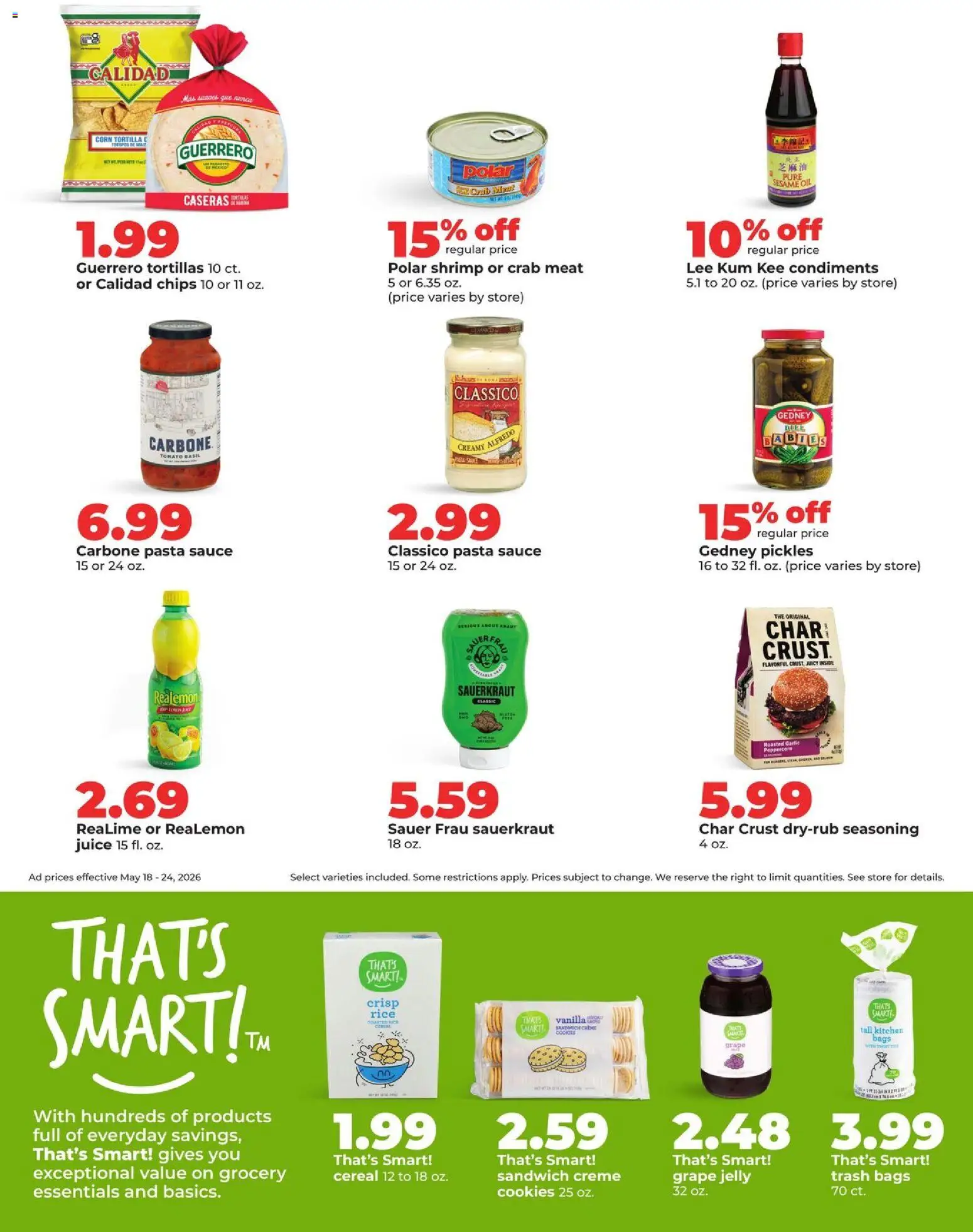 HyVee Weekly Ad - valid from 18.05.2026 | Page: 29 | Products: Corn, Juice, Rice, Garlic