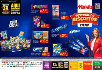 Super Muffato ofertas Festival de Biscoitos - Pré-Visualização do folheto da loja Super Muffato, válido de 01.06.2026