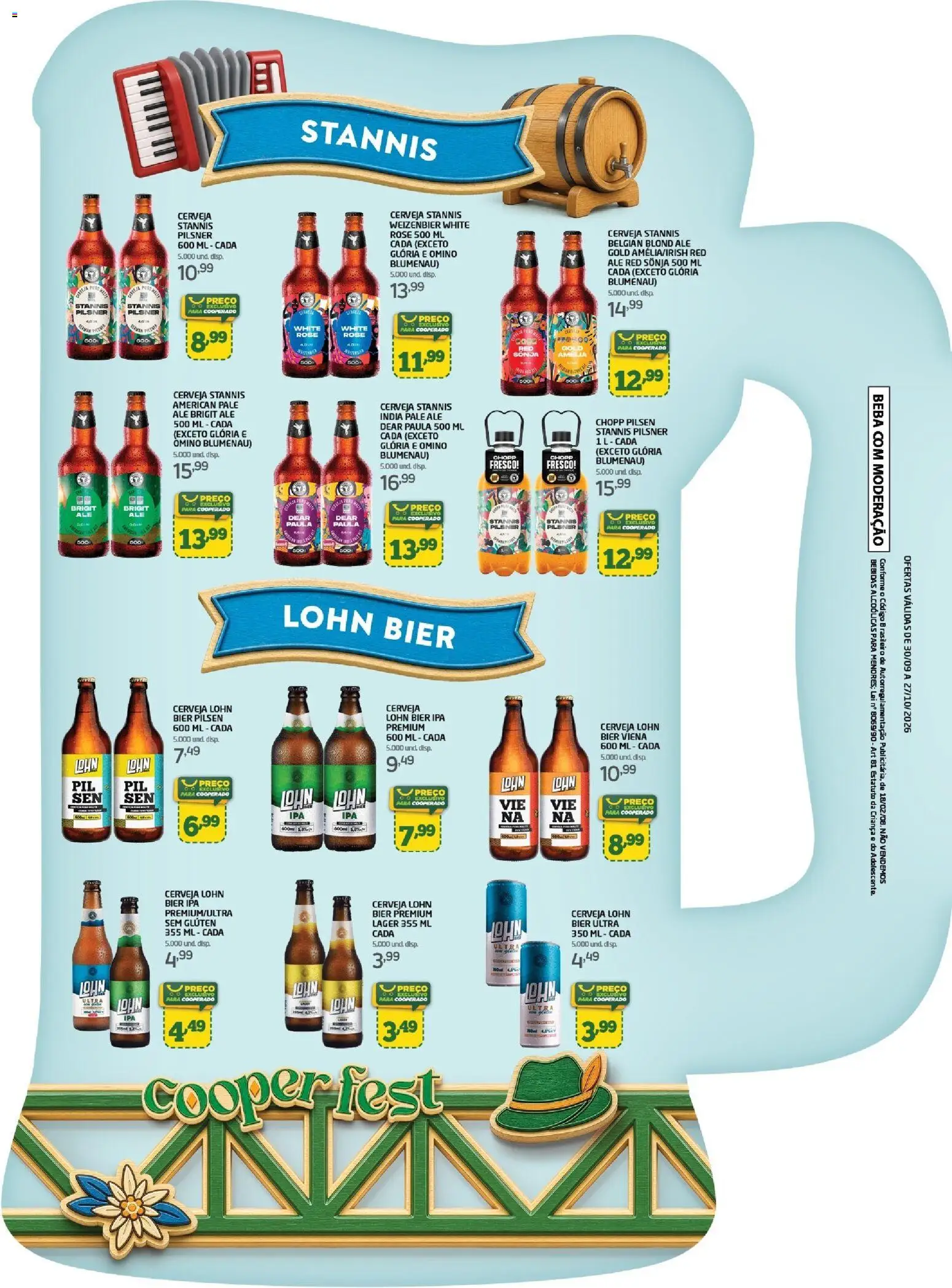 Cooper Folheto - válido de 30/09/2026 | Página: 6 | Produtos: Bebidas, Cerveja