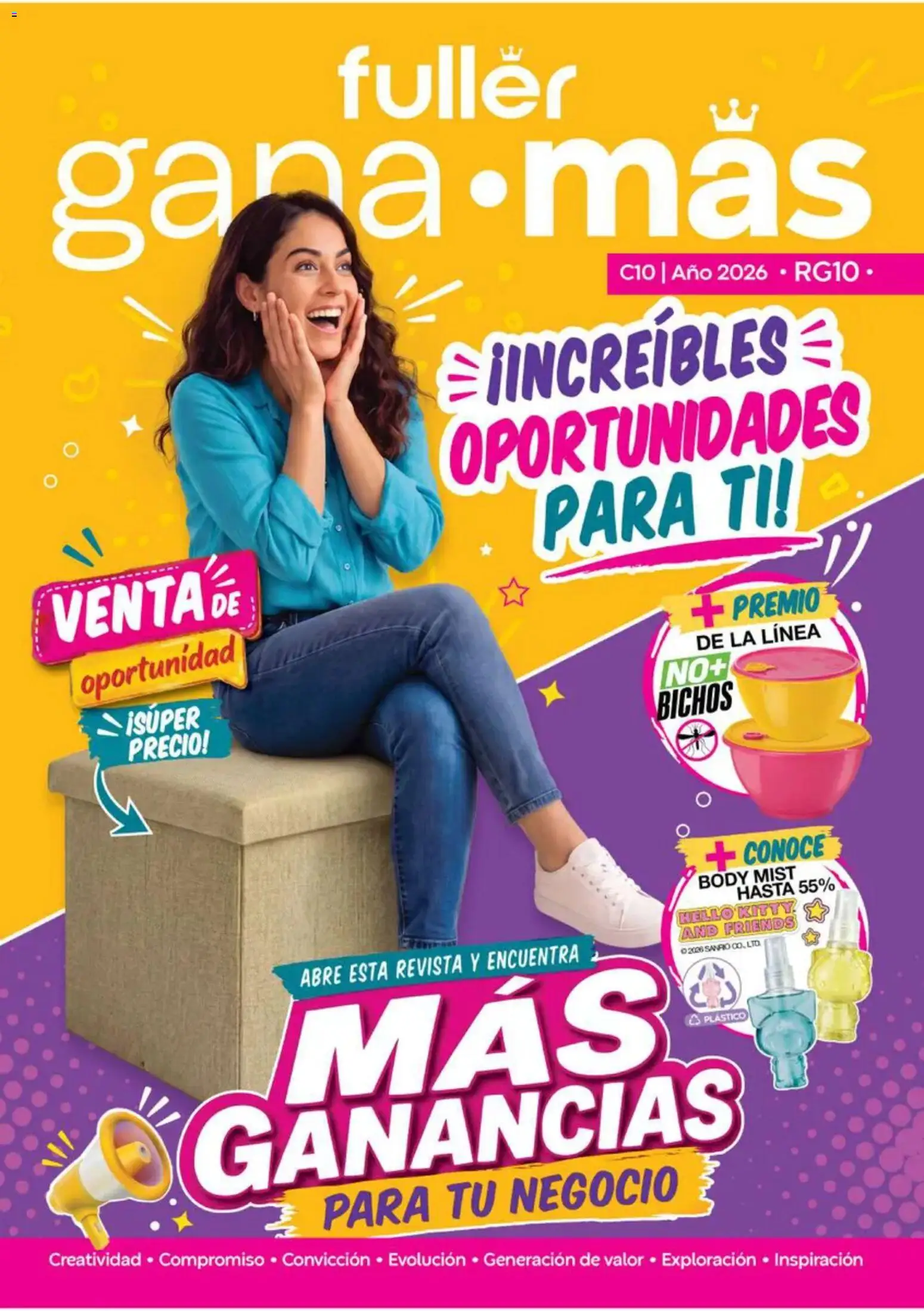 Nuevas ofertas de Fuller válidas en toda la República Mexicana desde el 19/08/2026. ¡Encuentra las mejores ofertas en Fuller Gana Más 10 2026! | Página: 1 | Productos: Body, Revista