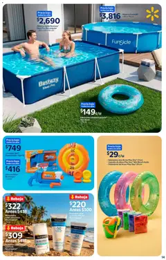 Vista previa de Walmart folleto Toy Story, nuevo folleto de la tienda, válido en México a partir del 08/06/2026 | Página: 14 | Productos: Bloqueador, Body, Protector solar