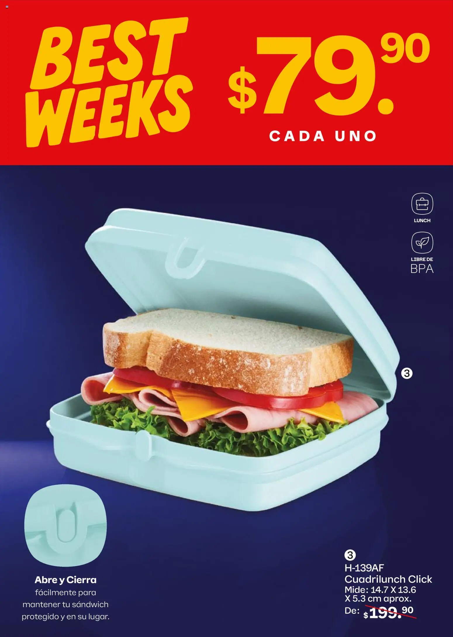 Nuevas ofertas de Tupperware válidas en toda la República Mexicana desde el 05/10/2026. ¡Encuentra las mejores ofertas en Tupperware catálogo! | Página: 23