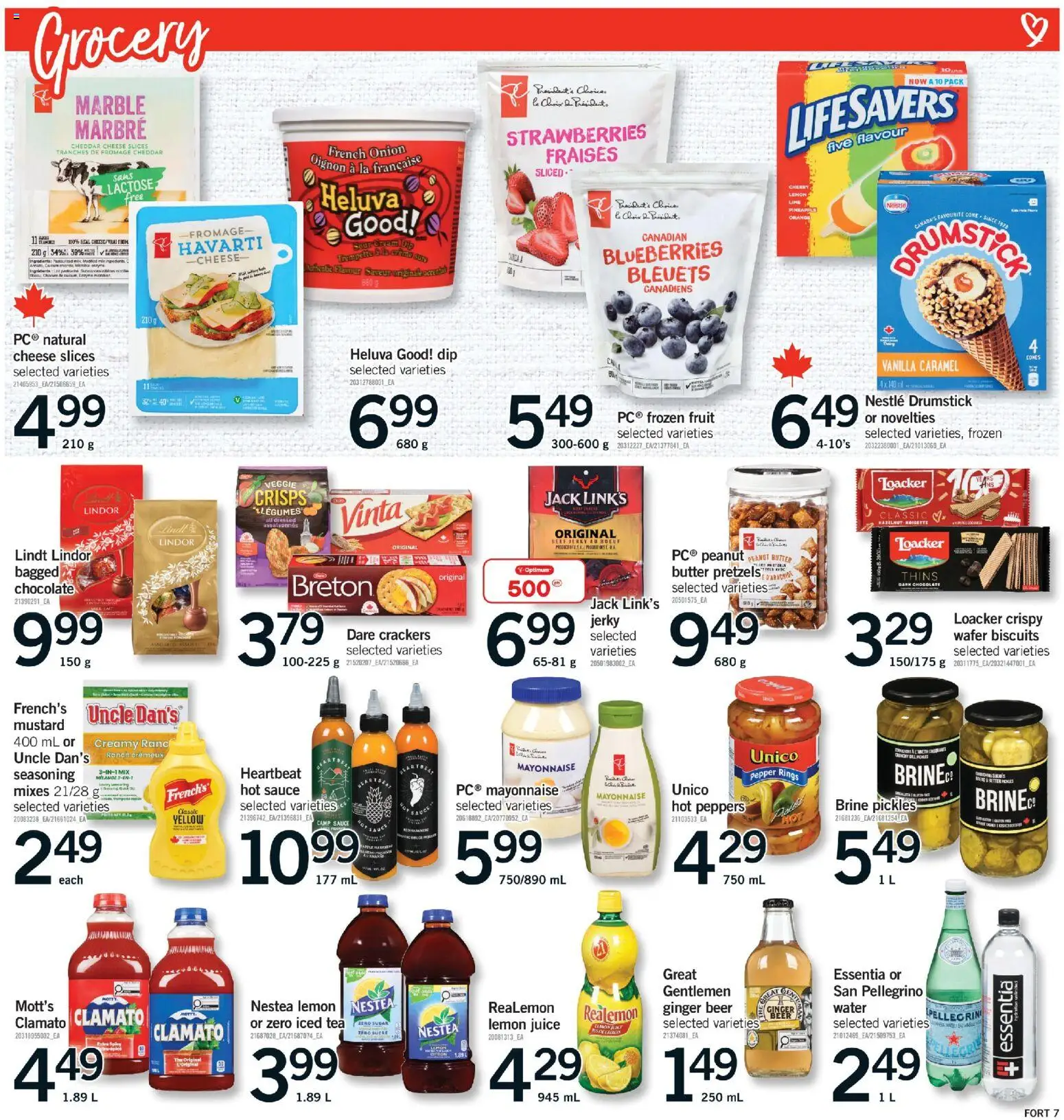 Fortinos flyer valid from 07.05.2026 | Page: 8 | Products: Tea, Cheese, Juice, Beer