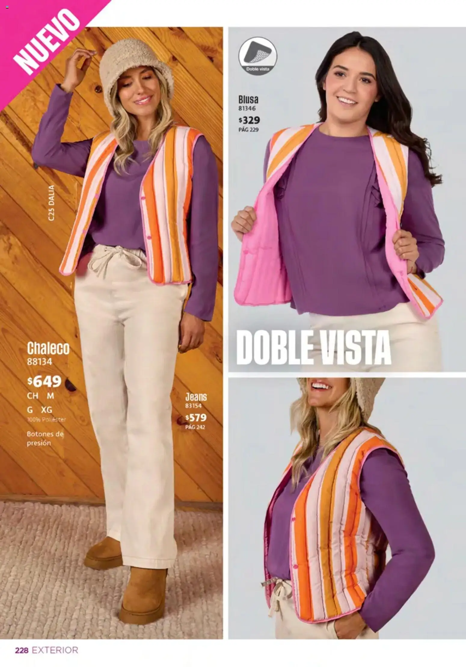 Nuevas ofertas de Ilusión válidas en toda la República Mexicana desde el 01/10/2026. ¡Encuentra las mejores ofertas en Ilusión catálogo Invierno! | Página: 230 | Productos: Blusa, Chaleco
