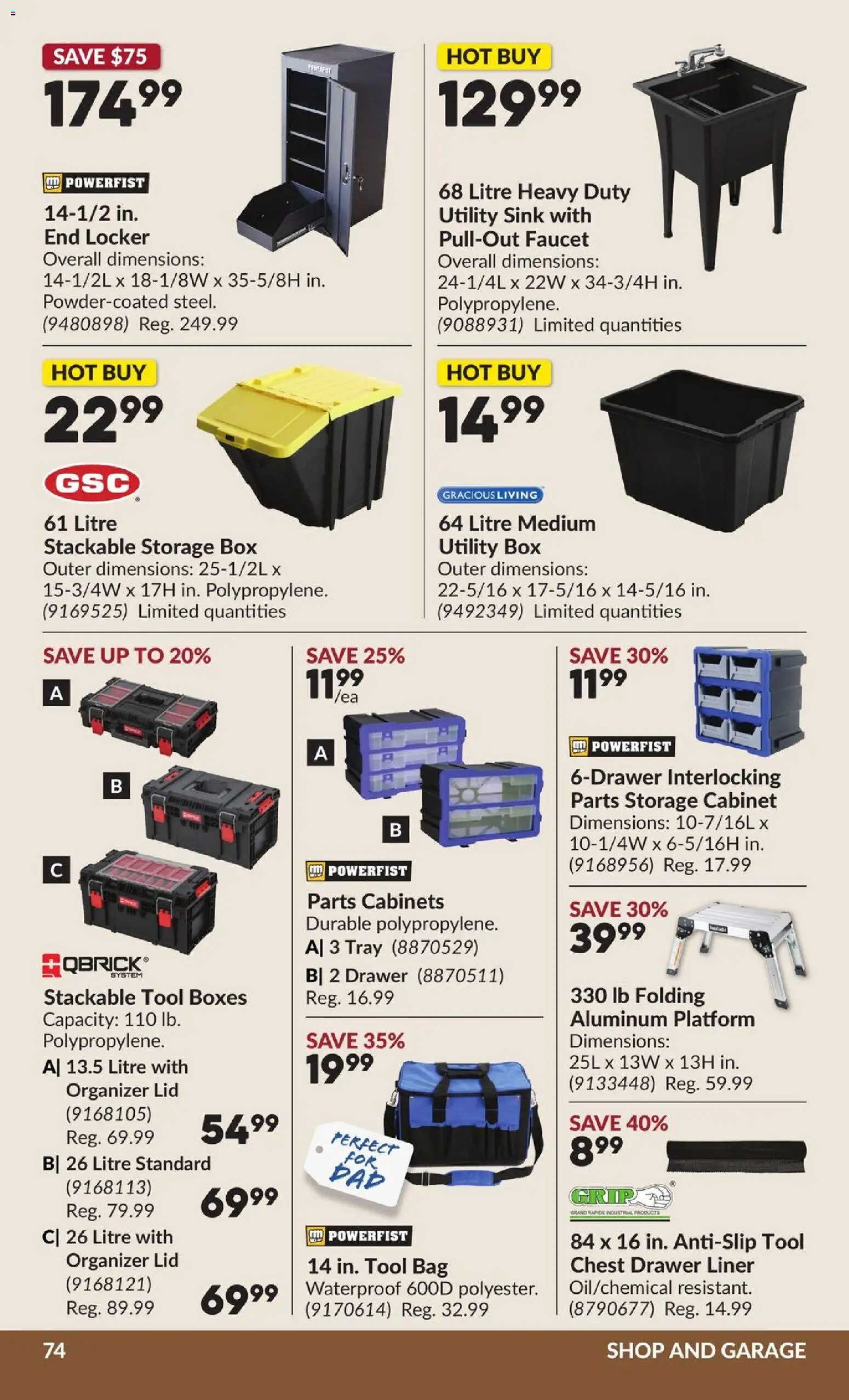 Princess Auto flyer valid from 16.06.2026 | Page: 78 | Products: Bag, Cabinet, Box