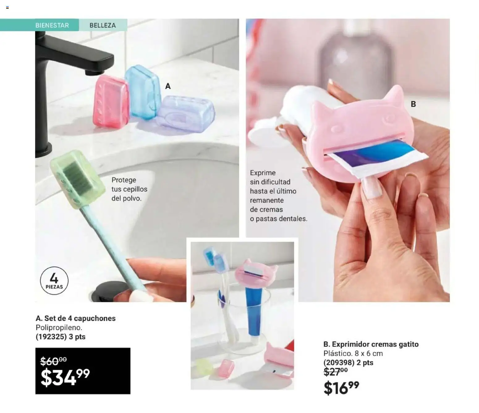 Nuevas ofertas de AVON válidas en toda la República Mexicana desde el 24.04.2026. ¡Encuentra las mejores ofertas en AVON Casa & Estilo 7 2026! | Página: 70 | Productos: Exprimidor