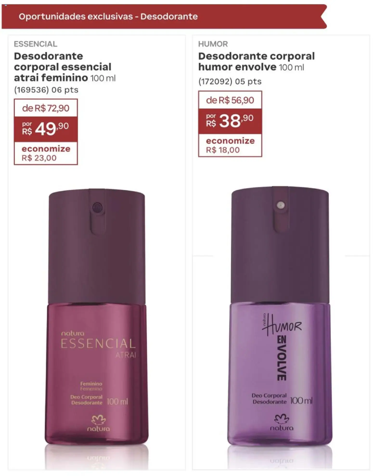 Natura Folheto - válido de 10/08/2026 | Página: 243 | Produtos: Desodorante