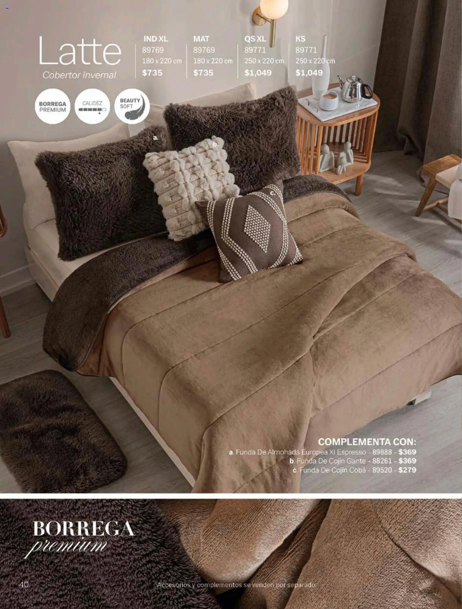 Nuevas ofertas de Vianney válidas en toda la República Mexicana desde el 17/08/2026. ¡Encuentra las mejores ofertas en Vianney catálogo! | Página: 42 | Productos: Cobertor, Funda, Funda de almohada, Almohada