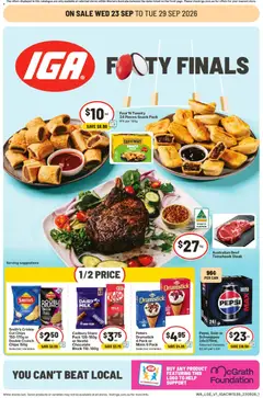 Preview of IGA catalogue Claremont - valid from 23/09/2026
