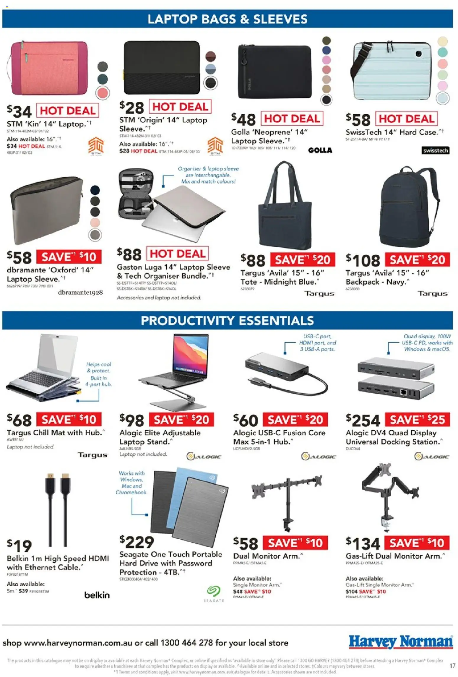 Harvey Norman catalogue - valid from 19.05.2026 | Page: 17 | Products: Accessories, Backpack, Laptop, Portable