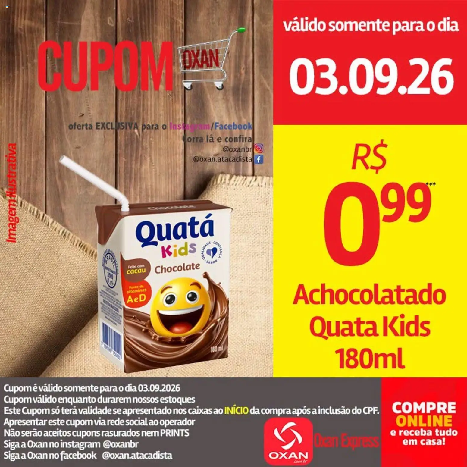 Oxan Atacadista Folheto - válido de 03/09/2026 | Página: 19 | Produtos: Achocolatado, Chocolate