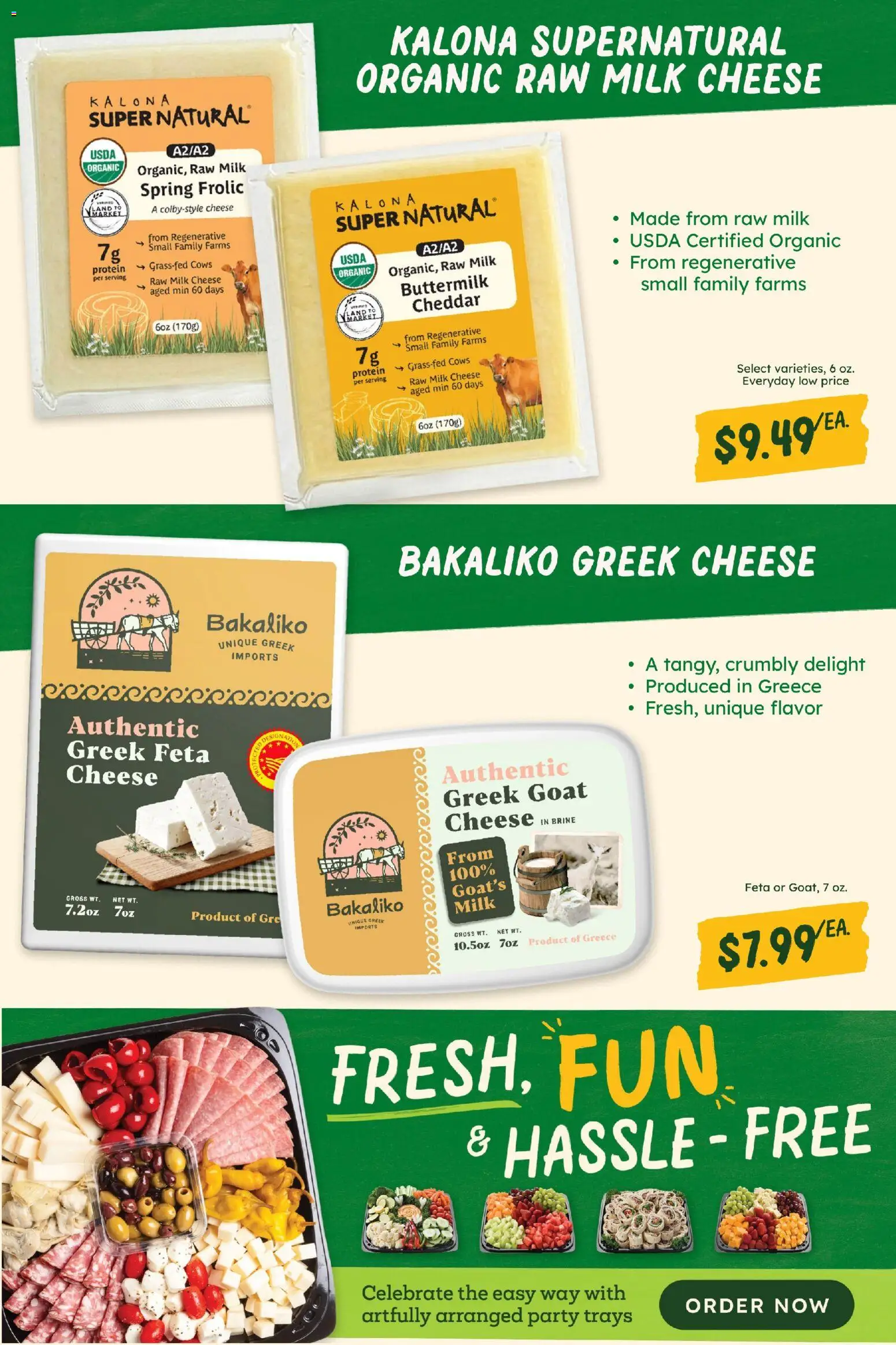 Sprouts Monthly Ad - valid from 09/23/2026 | Page: 30 | Products: Goat cheese, Milk, Cheese, Protein