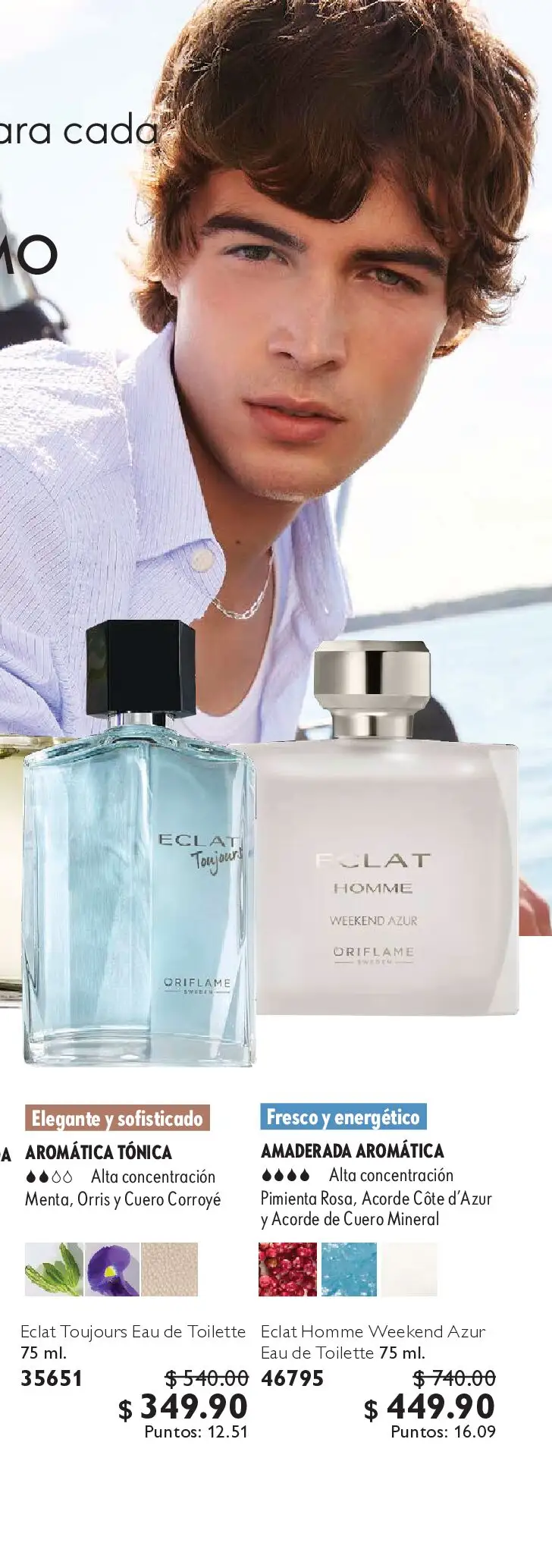 Nuevas ofertas de Oriflame válidas en toda la República Mexicana desde el 09.05.2026. ¡Encuentra las mejores ofertas en Oriflame campaña 7 2026! | Página: 155 | Productos: Pimienta, Eau de toilette