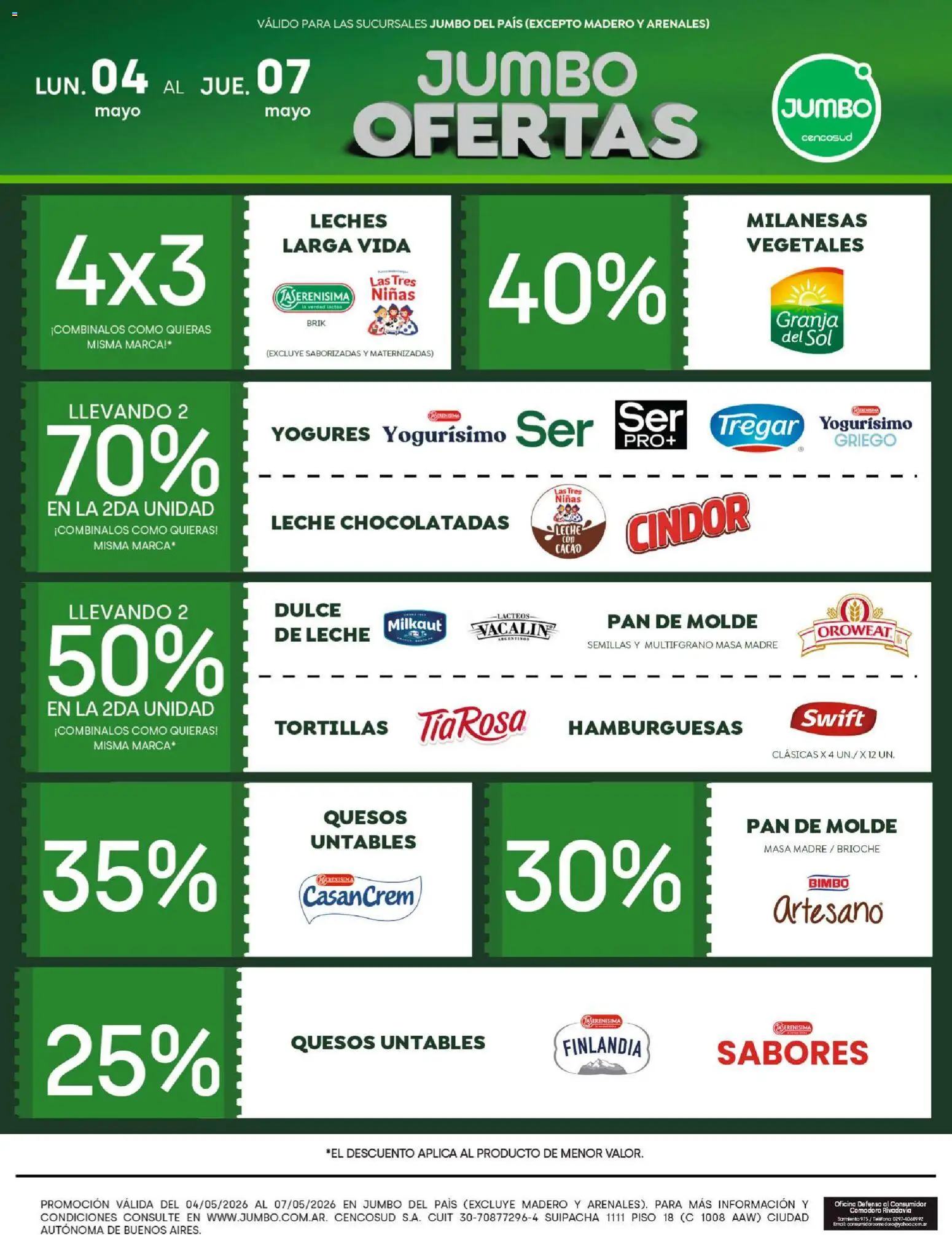 Jumbo ofertas │ válido desde el 01.05.2026 | Página: 2 | Productos: Teléfono, Molde, Leche, Cacao