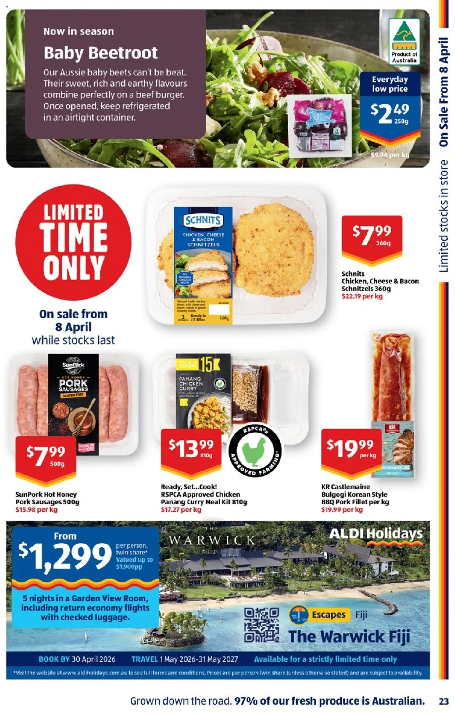 Aldi catalogue - valid from 15.04.2026 | Page: 23 | Products: Bacon, Cheese, Honey, Beef