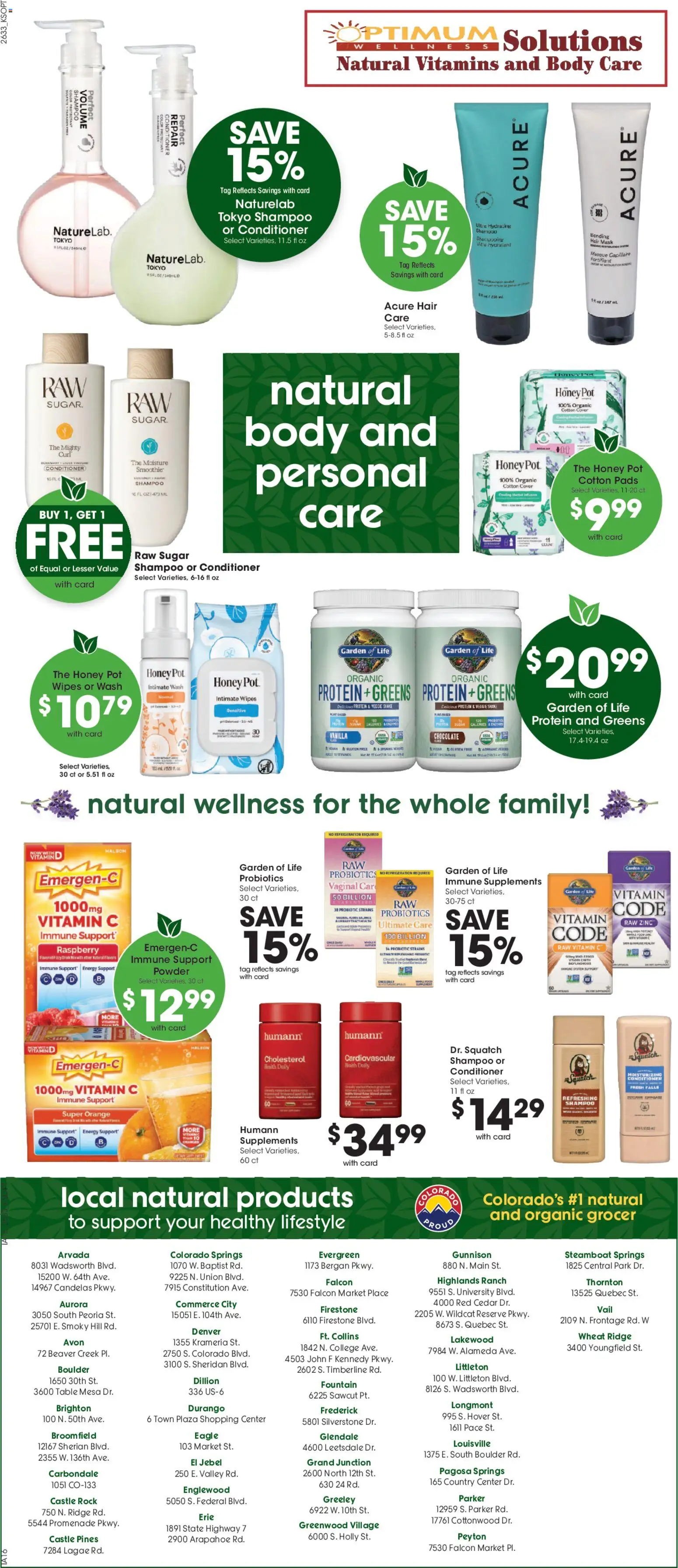 King Soopers Weekly Ad - valid from 09/16/2026 | Page: 15 | Products: Shampoo, Chocolate, Pads, Vanilla