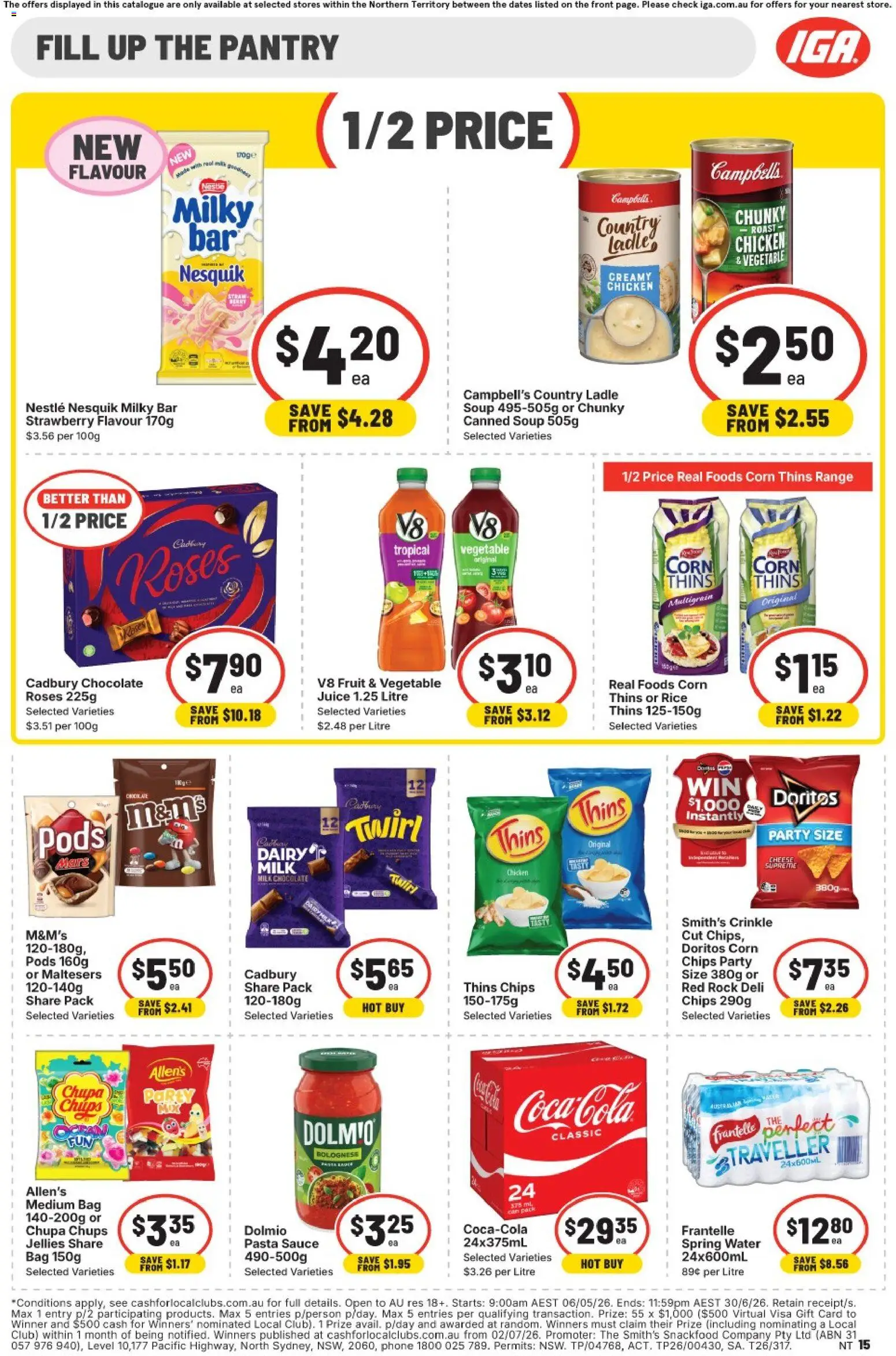 IGA catalogue - valid from 27.05.2026 | Page: 11 | Products: Milk, Dairy, Soup, Phone