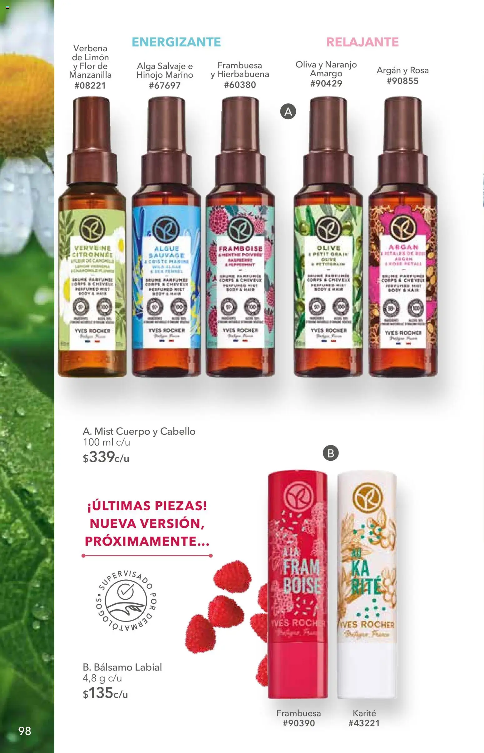 Nuevas ofertas de Yves Rocher válidas en toda la República Mexicana desde el 02/06/2026. ¡Encuentra las mejores ofertas en Yves Rocher campaña 8 2026! | Página: 100 | Productos: Hinojo, Limón, Bálsamo