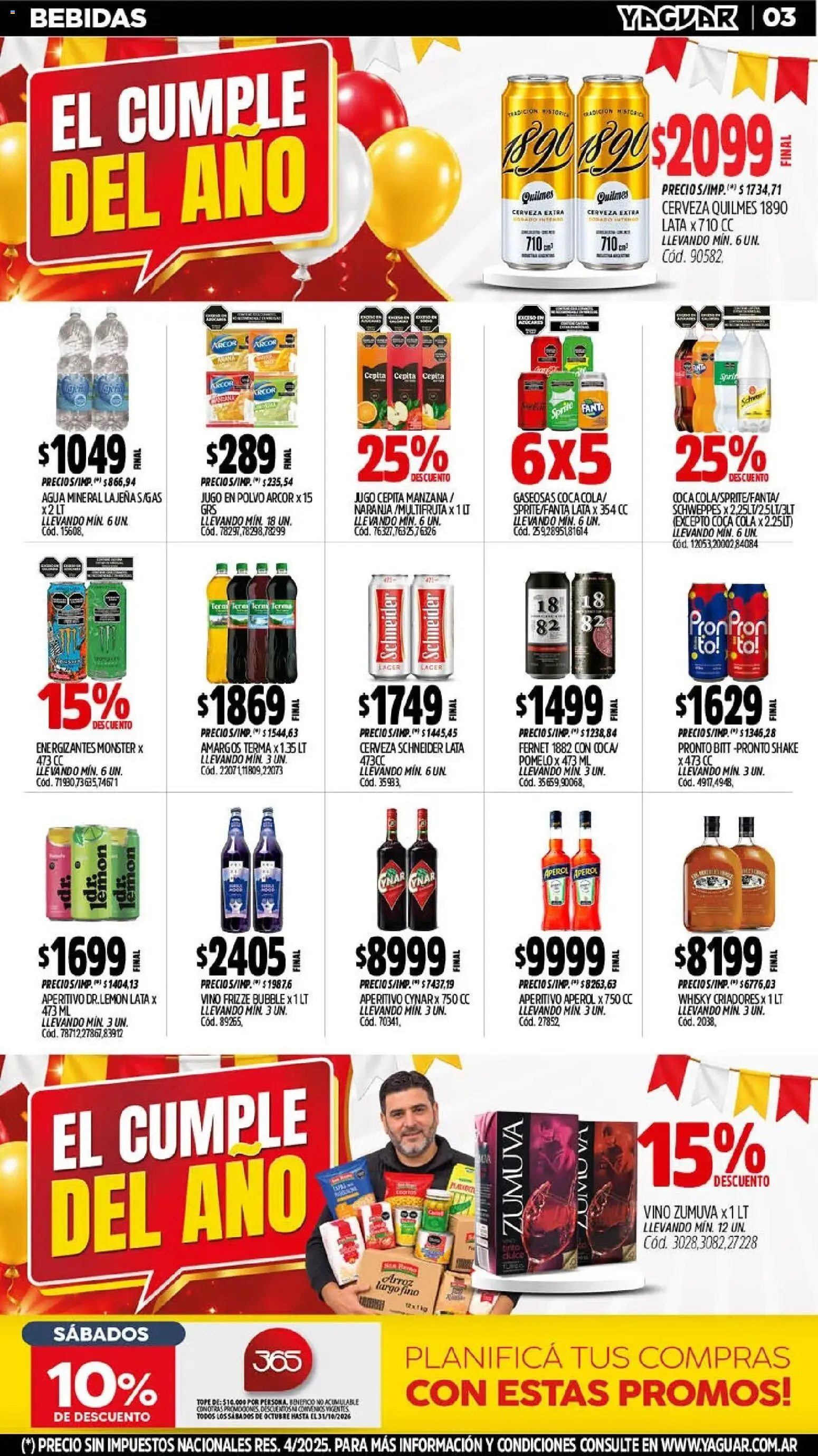 Yaguar - Oferta Semanal General Roca │ válido desde el 12/10/2026 | Página: 4